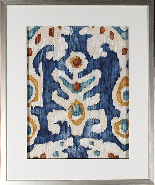 Ocean Ikat III wall art