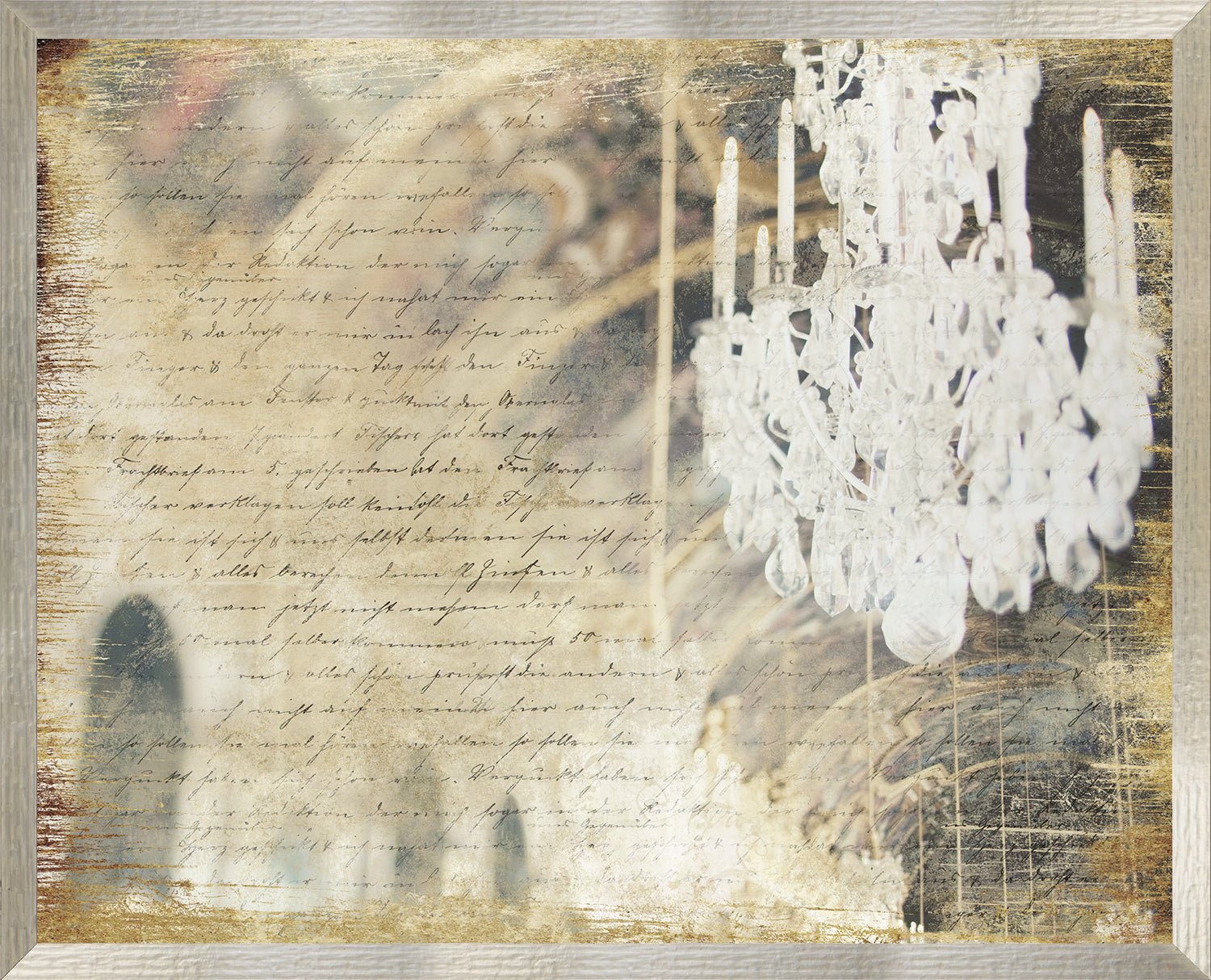 Chandelier Vision framed art print