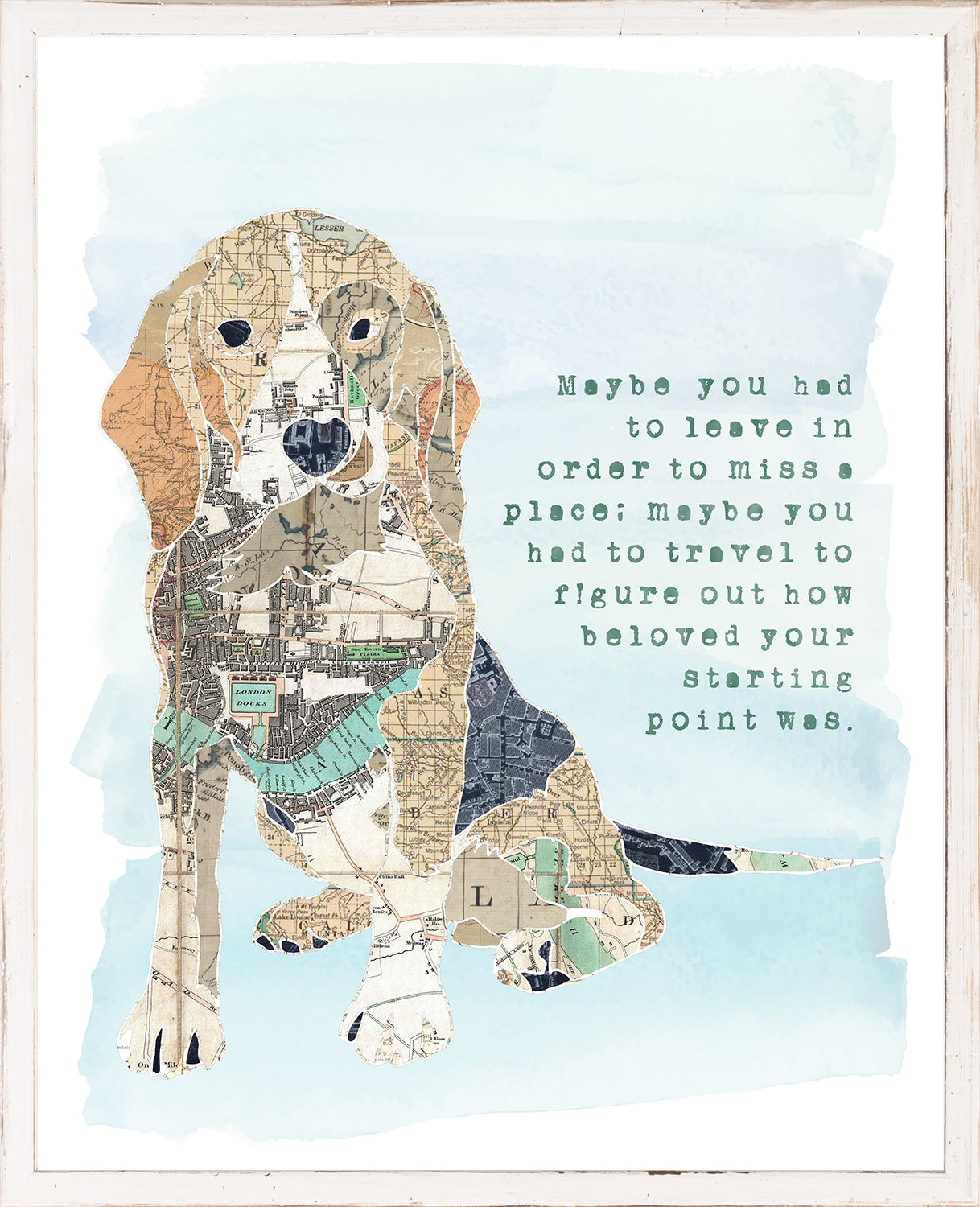 Travelling Dogs Quartet Bundle — architecture and travel fine art print shown from another angle