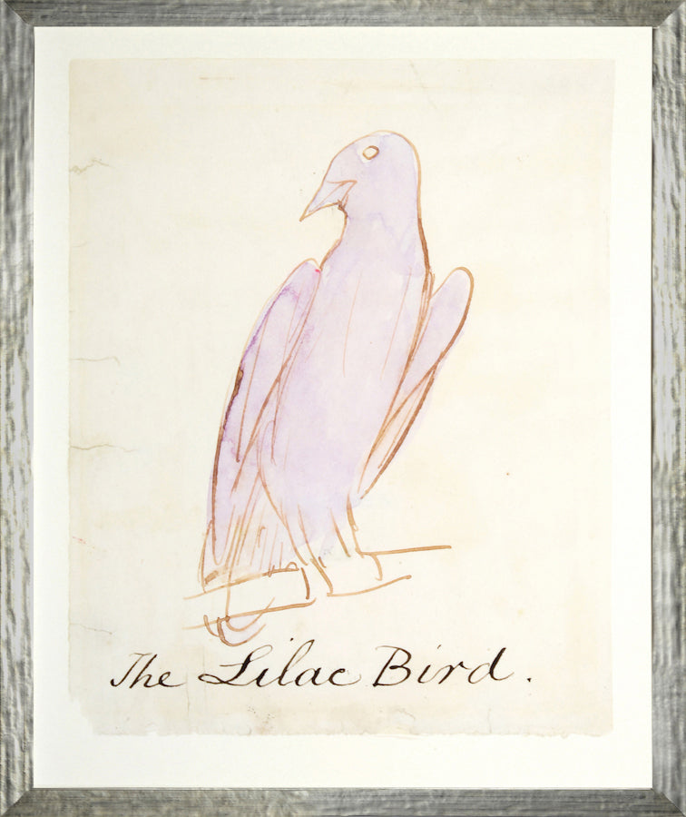 The Lilac Bird framed art print