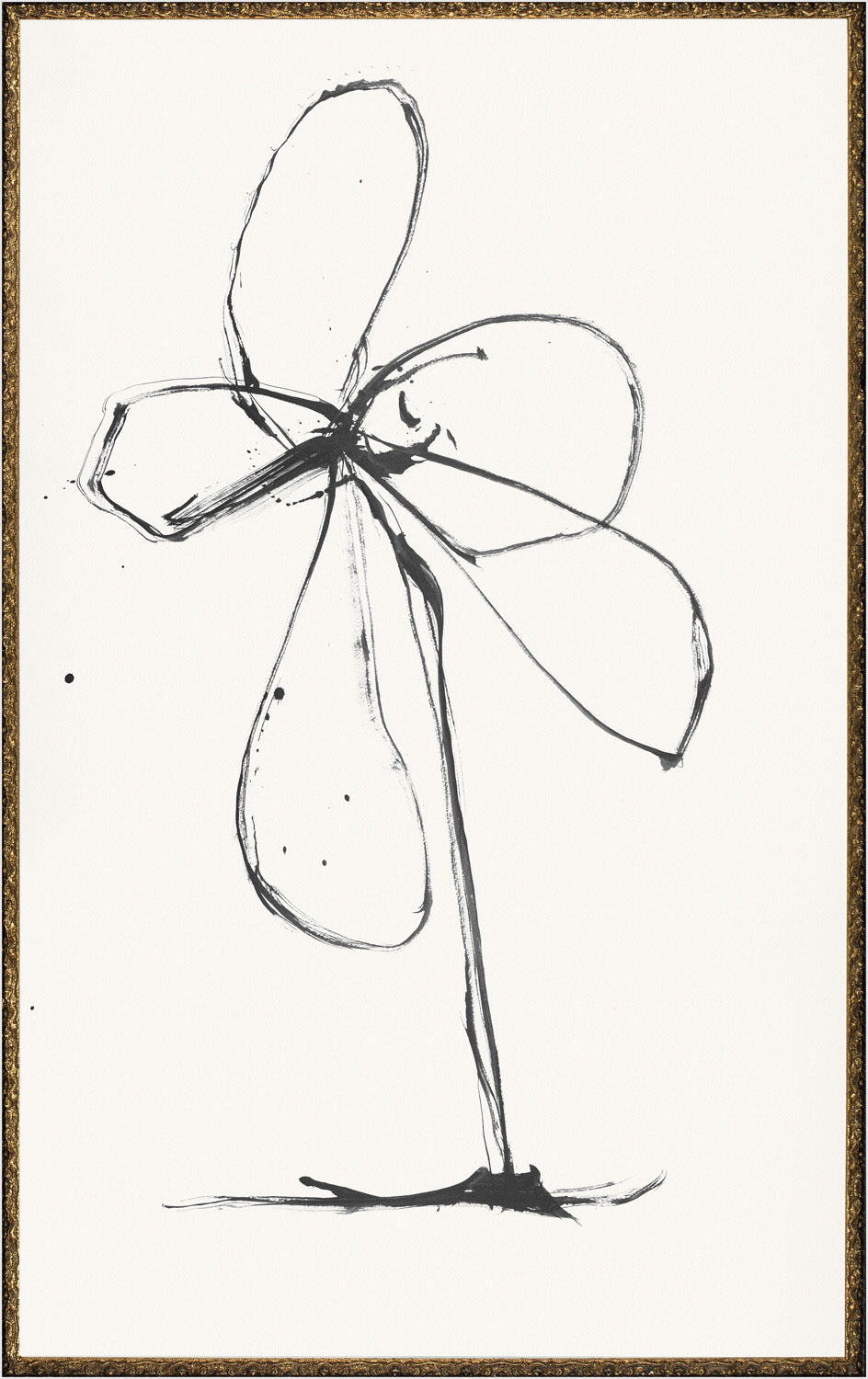Flower Gesture Ii framed art print