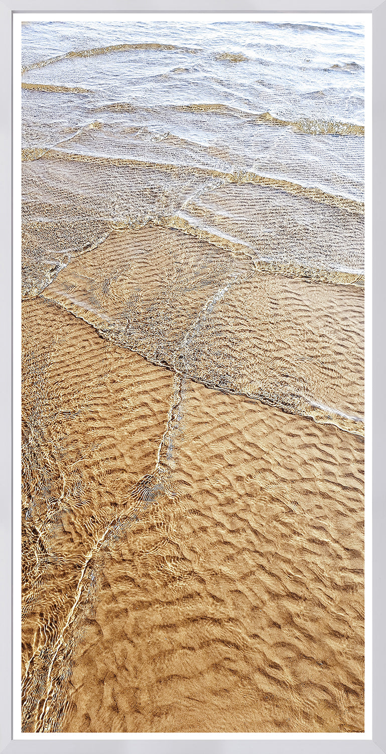 Golden Shallows — fine art print shown from another angle