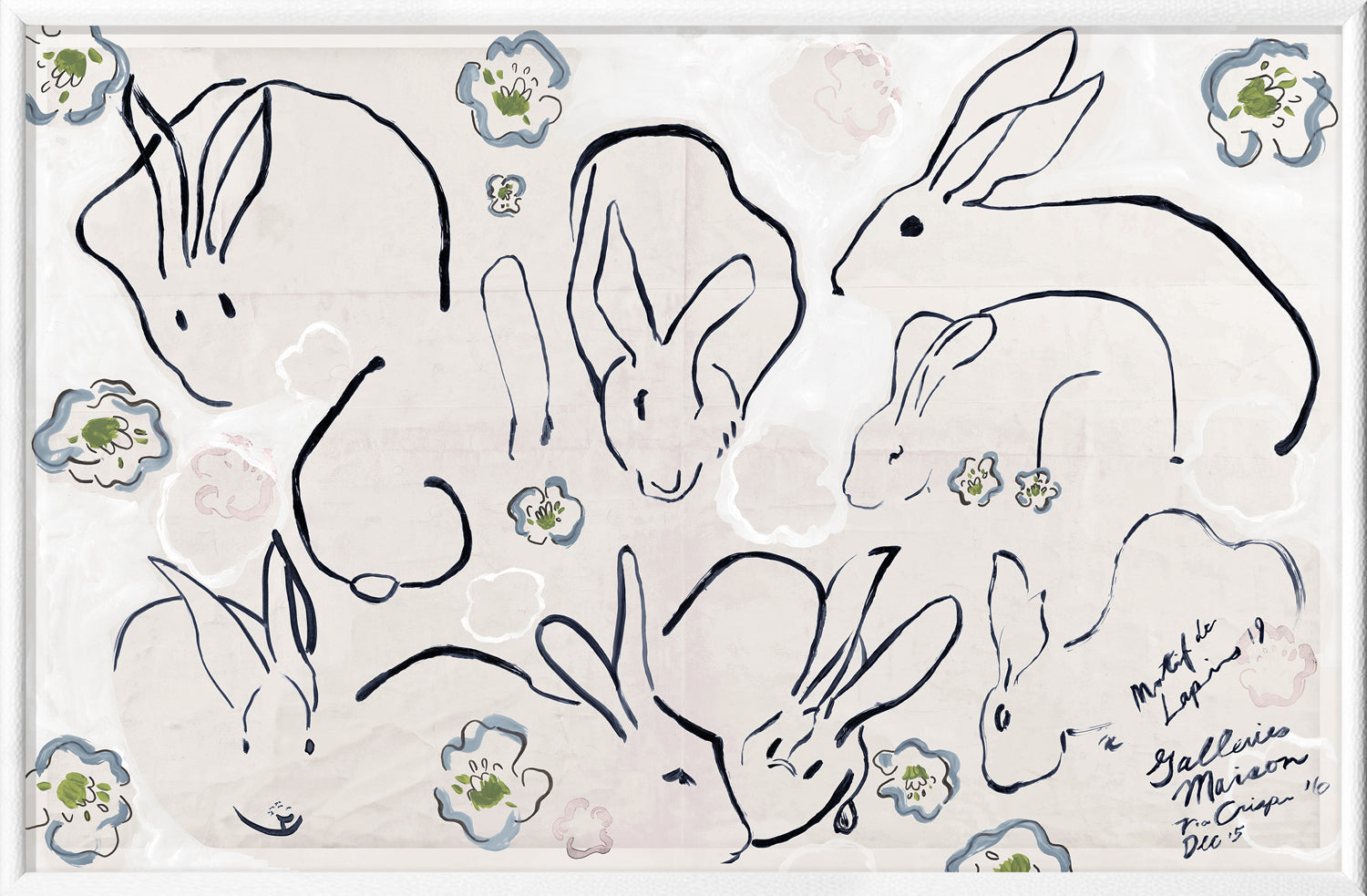 Lapins, Lapins — nature and landscape fine art print shown from another angle