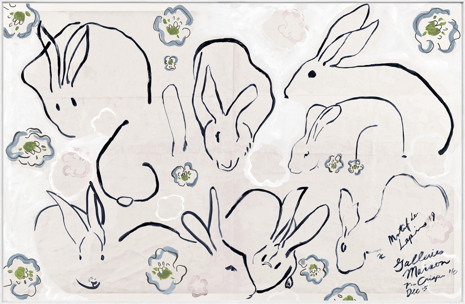 Lapins, Lapins — nature and landscape fine art print shown from another angle