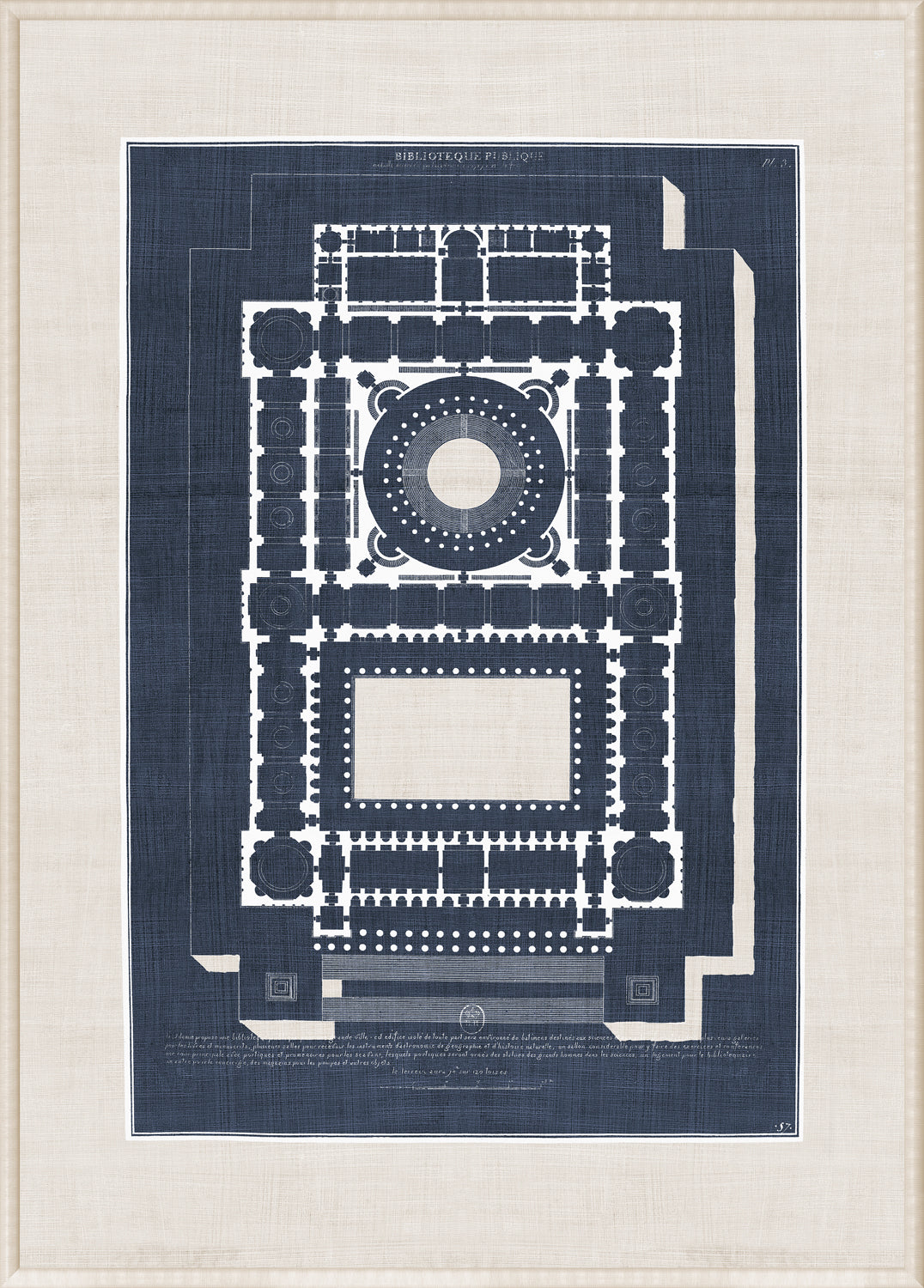 French Architectural Views III — architecture and travel fine art print shown from another angle