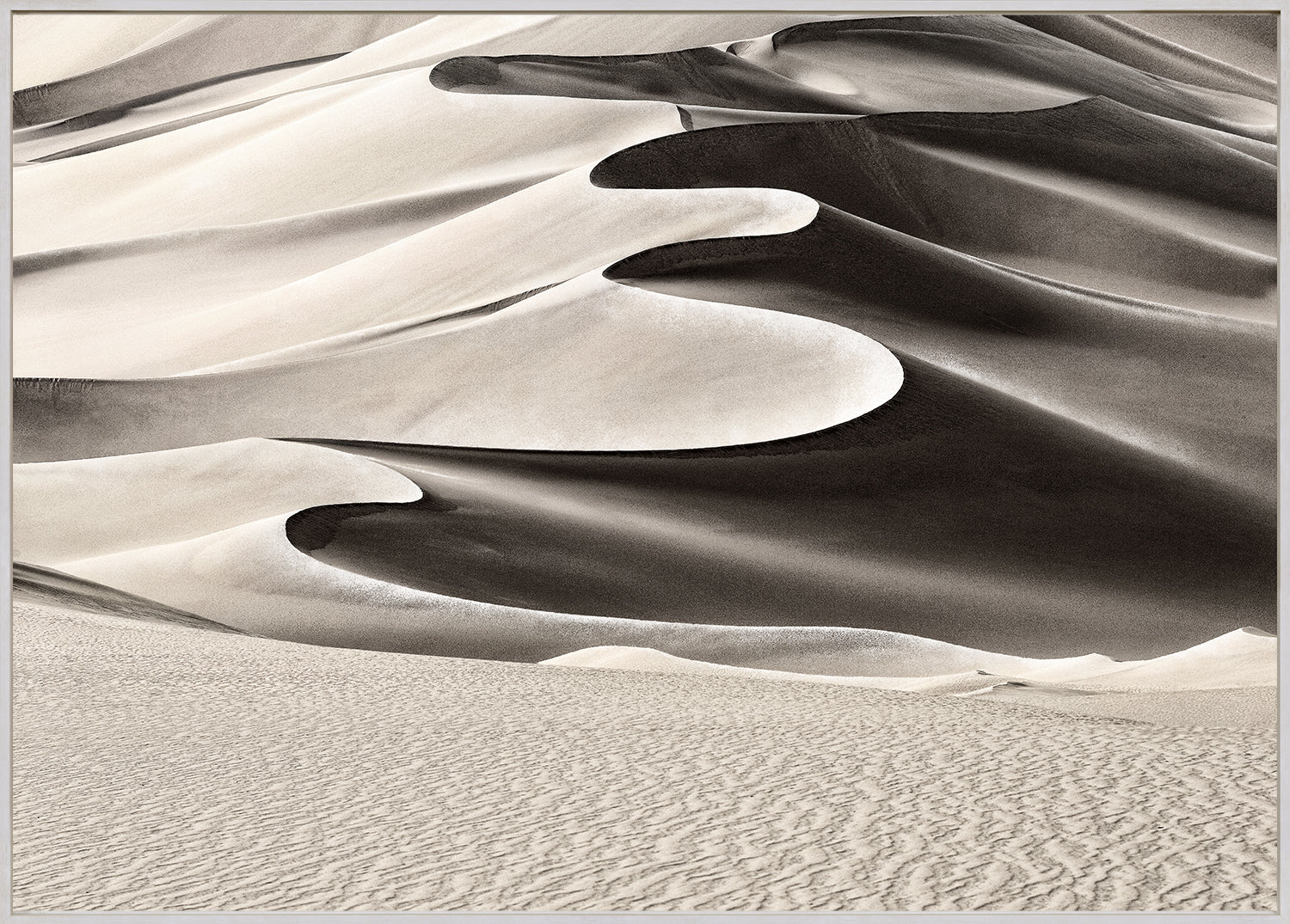 High Desert Dune — nature and landscape fine art print shown from another angle