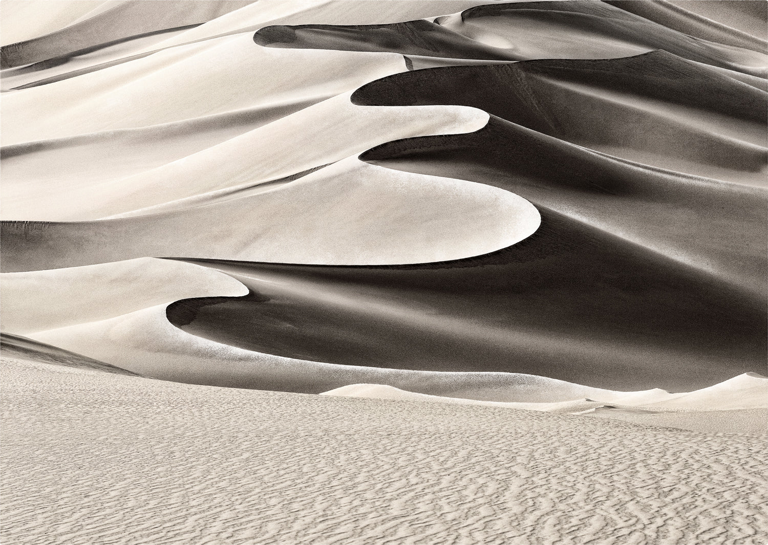 High Desert Dune — nature and landscape fine art print shown from another angle