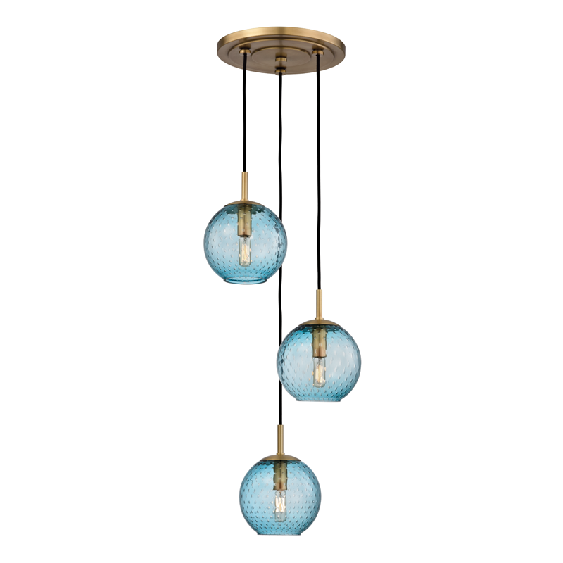 Rousseau Chandelier in aged brass — a Hudson Valley chandelier for dining rooms, entries, and living rooms at Laurie Yapp Home.