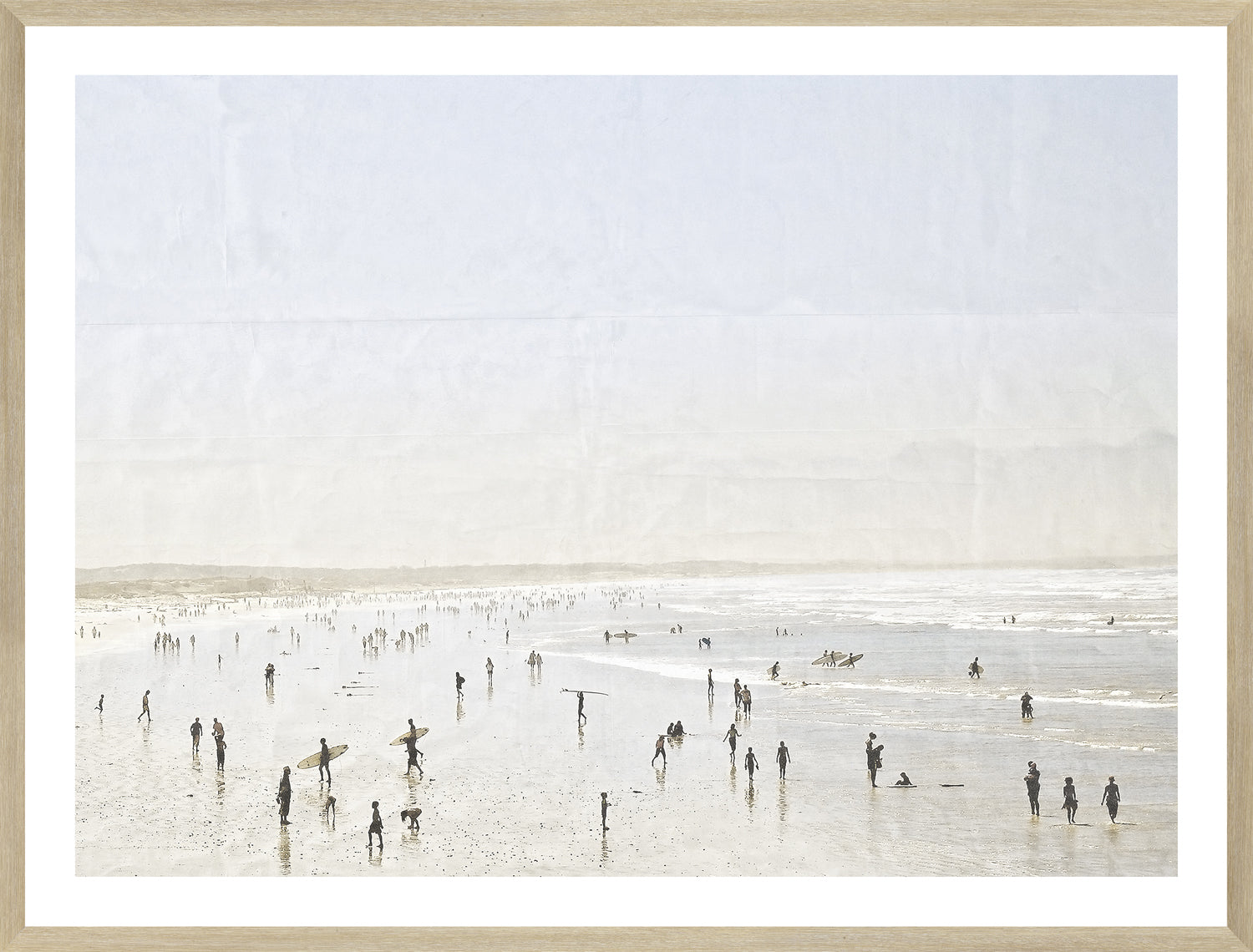 Idyllic Surf framed art print