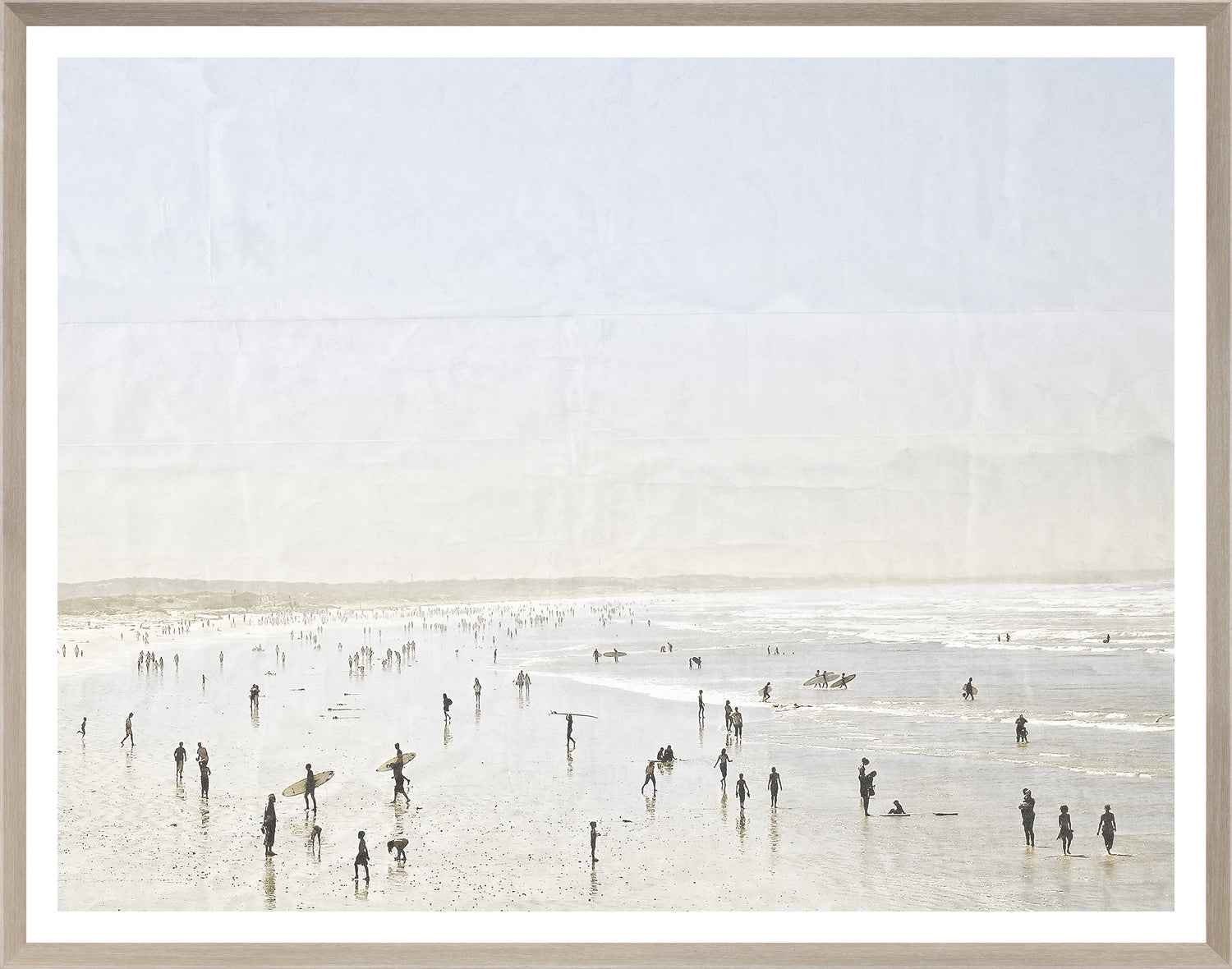 Idyllic Surf framed art print