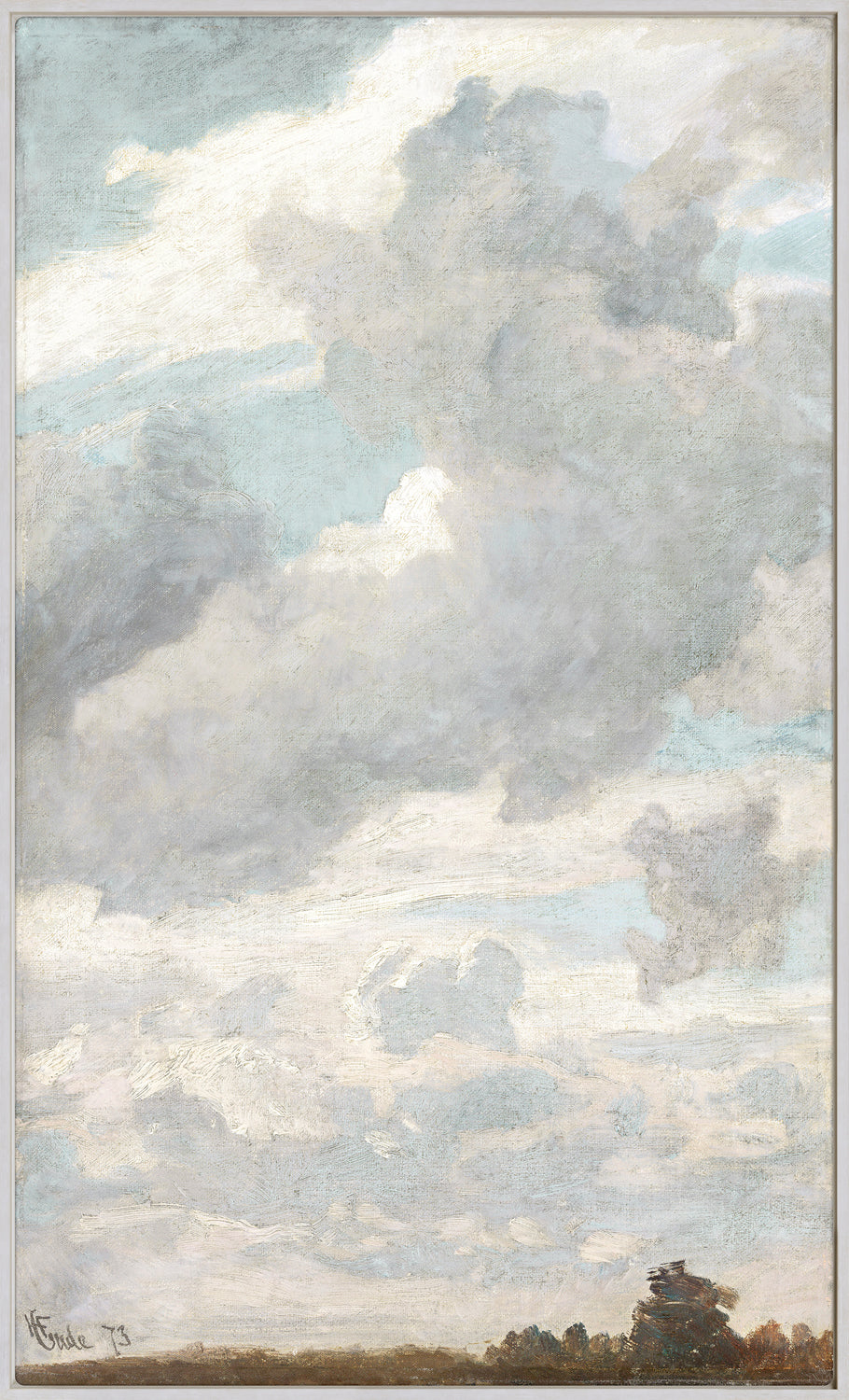 Air Study C. 1873 — nature and landscape fine art print in cool tones at Laurie Yapp Home