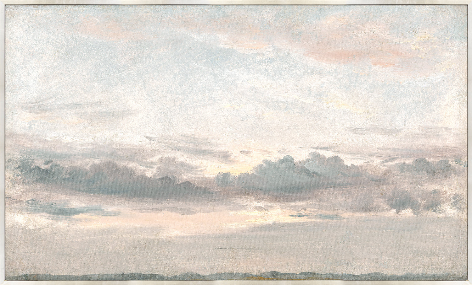 Sunset Study C. 1821 — nature and landscape fine art print in cool tones at Laurie Yapp Home