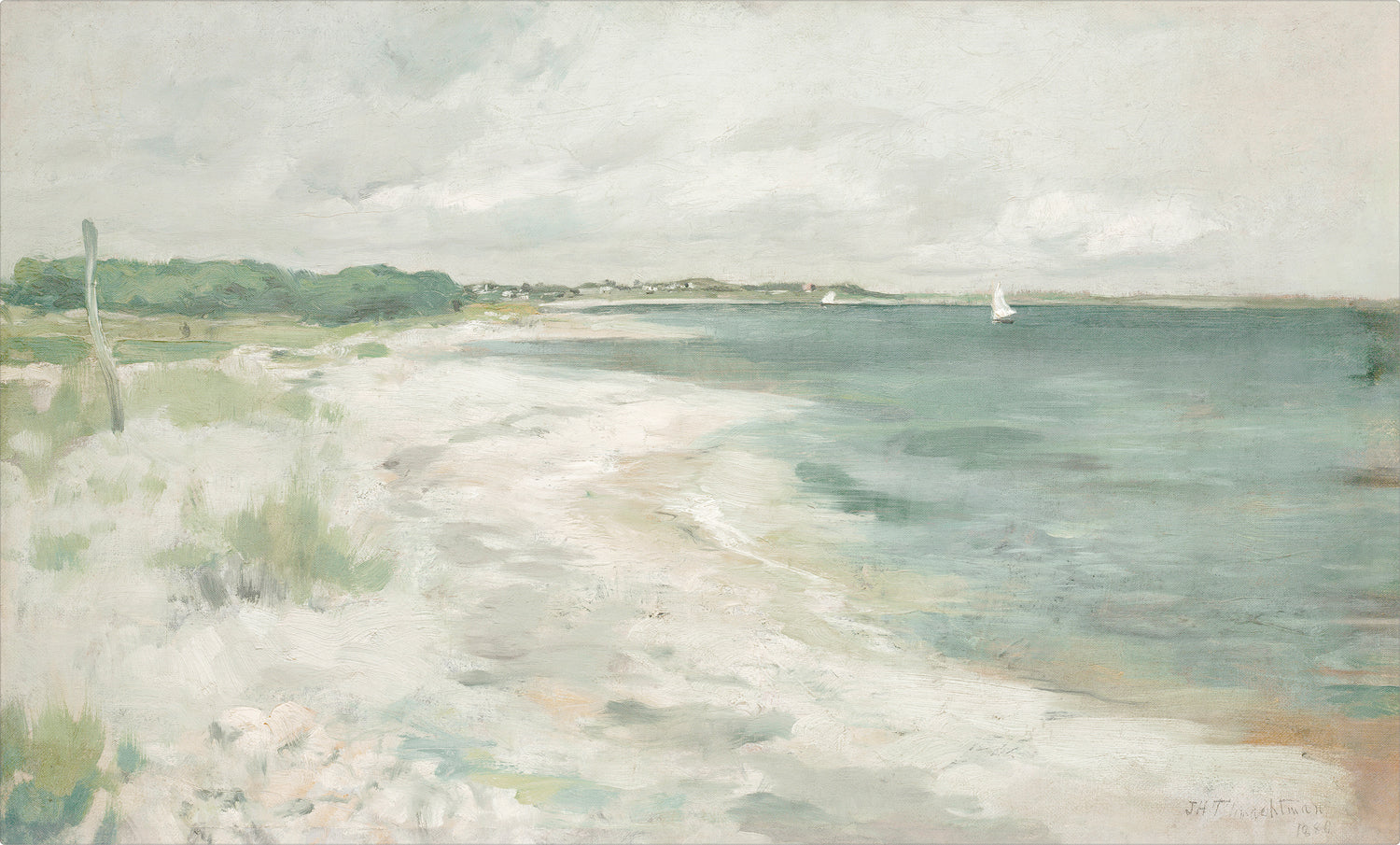 Storm Clouds C. 1880 — nature and landscape fine art print shown from another angle