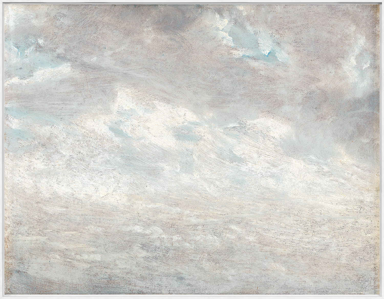 Constable Cloud Study I C. 1821 — nature and landscape fine art print shown from another angle