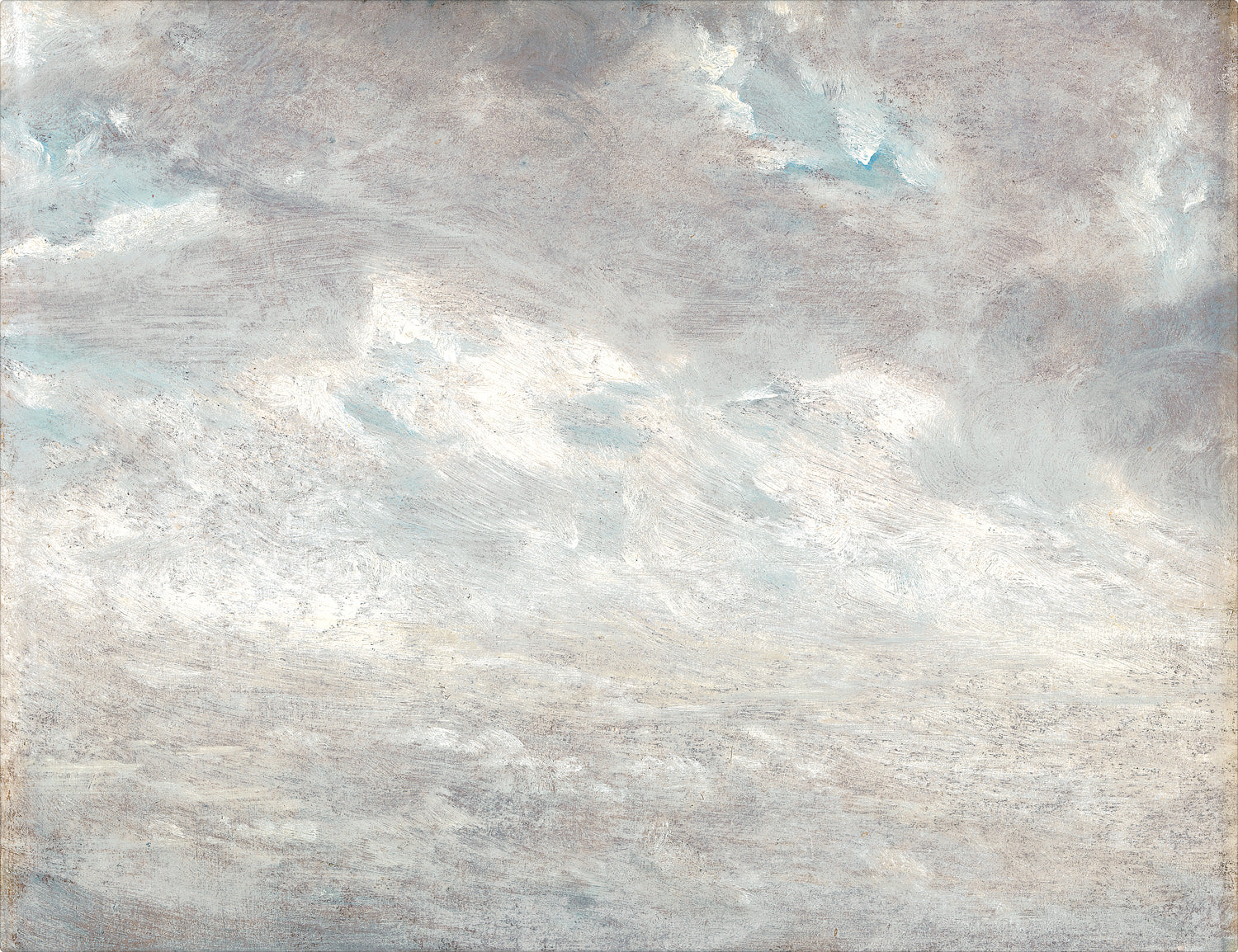 Constable Cloud Study I C. 1821 — nature and landscape fine art print shown from another angle