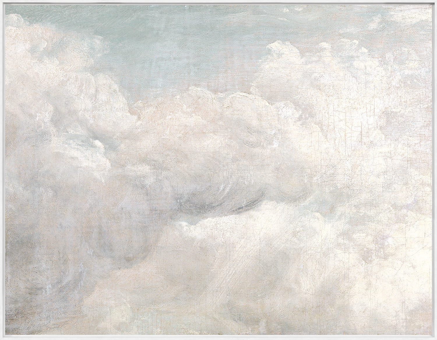 Constable Cloud Study II C. 1821 — nature and landscape fine art print shown from another angle