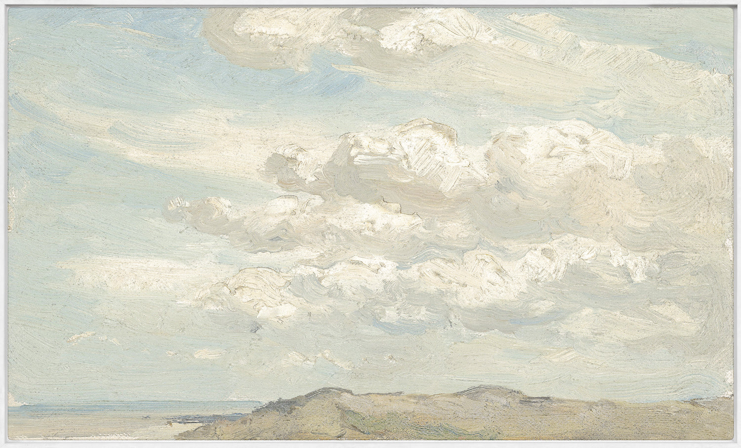 Top of the Dune C. 1850 — nature and landscape fine art print in pastel tones at Laurie Yapp Home
