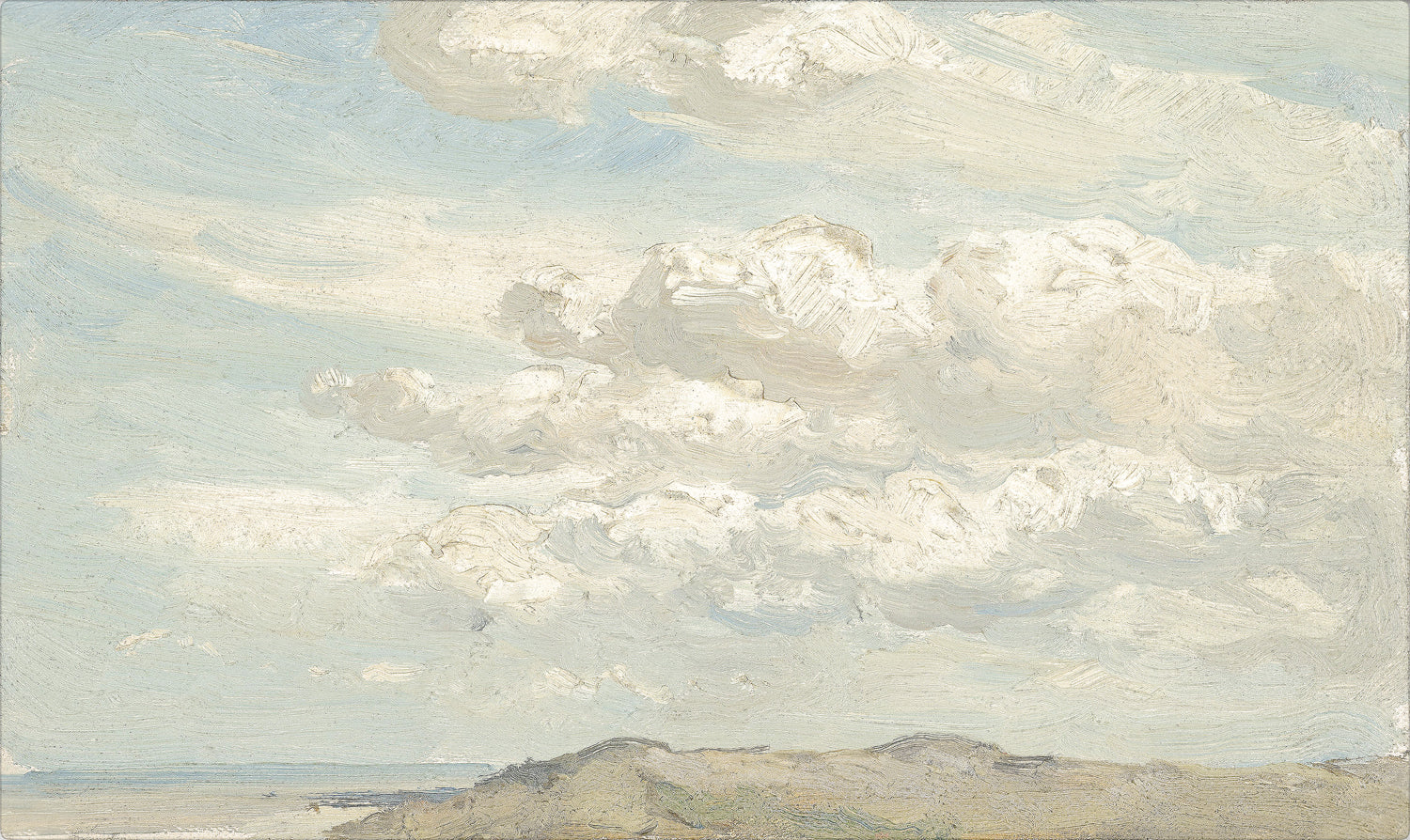 Top of the Dune C. 1850 — nature and landscape fine art print shown from another angle