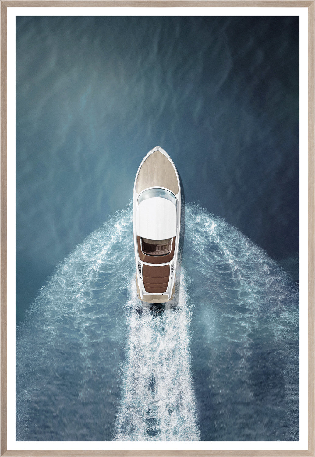 Speed Boat framed art print