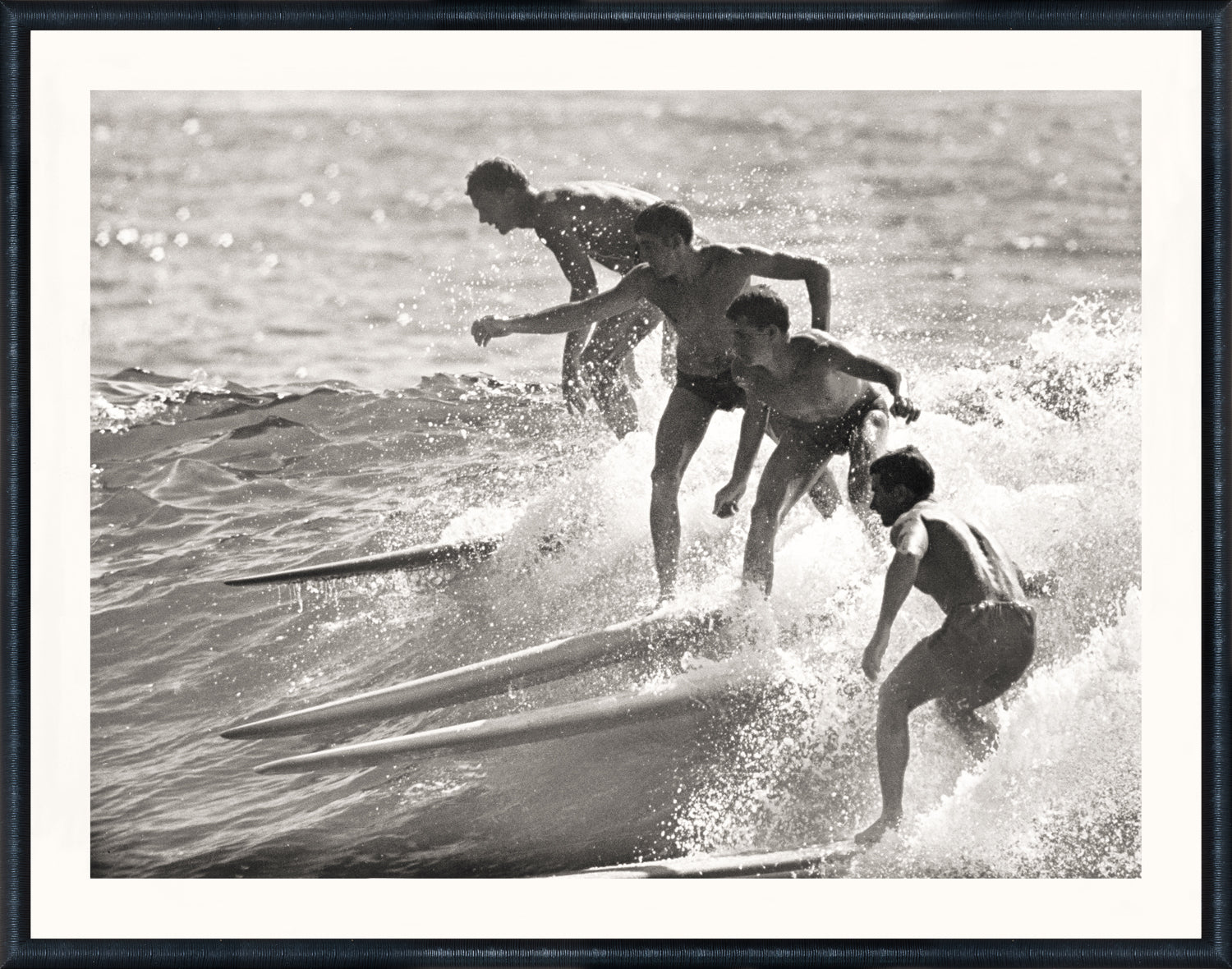 Nostalgia Collection Surfing C 1964 framed art print