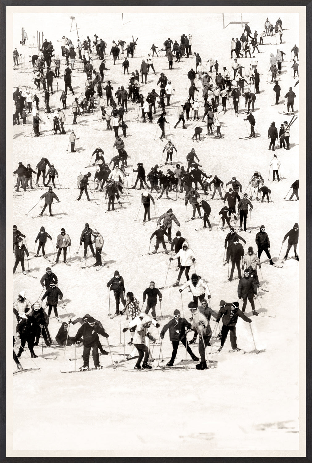 Ski Vacation II, C. 1960 — figurative fine art print at Laurie Yapp Home