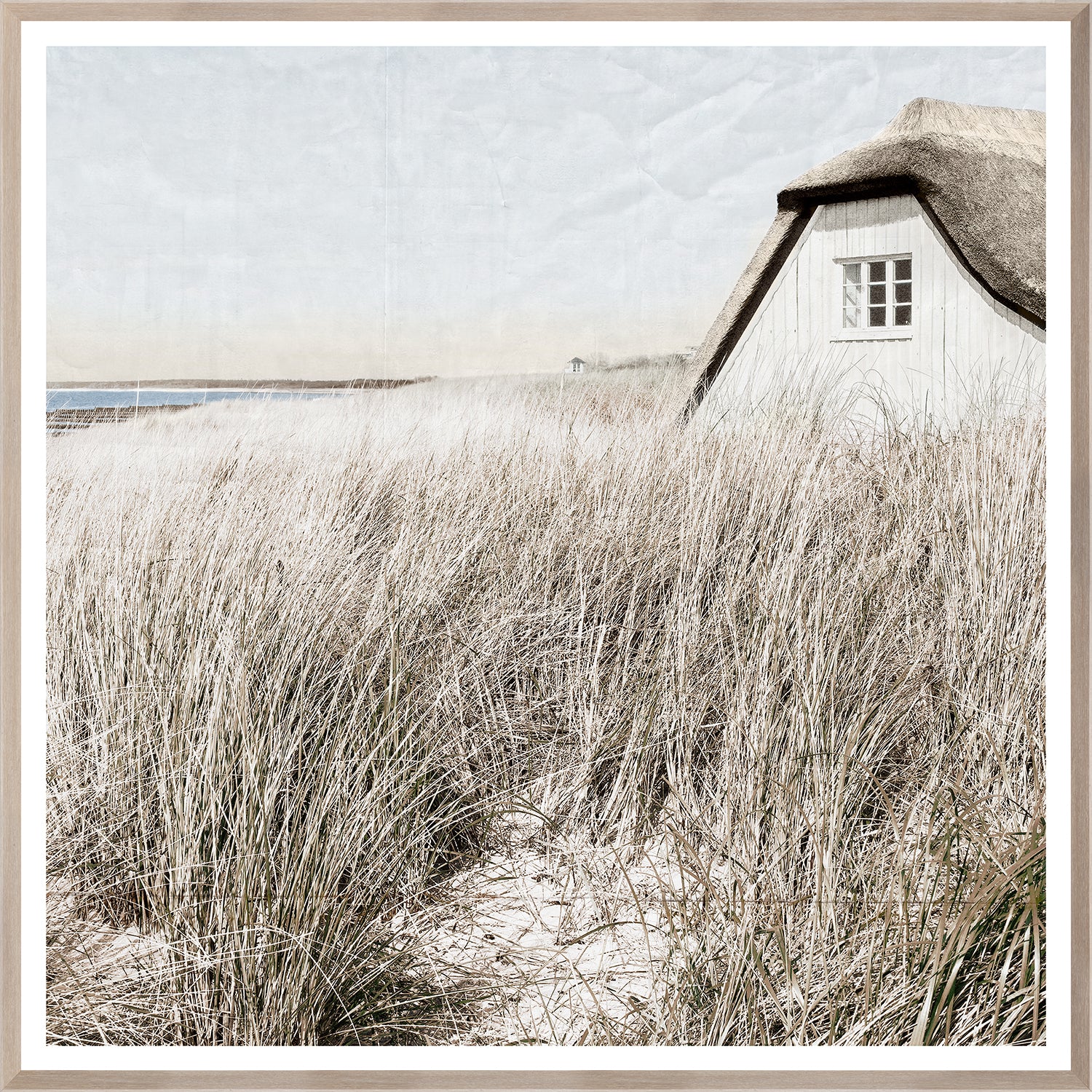 Seaside Cottage framed art print