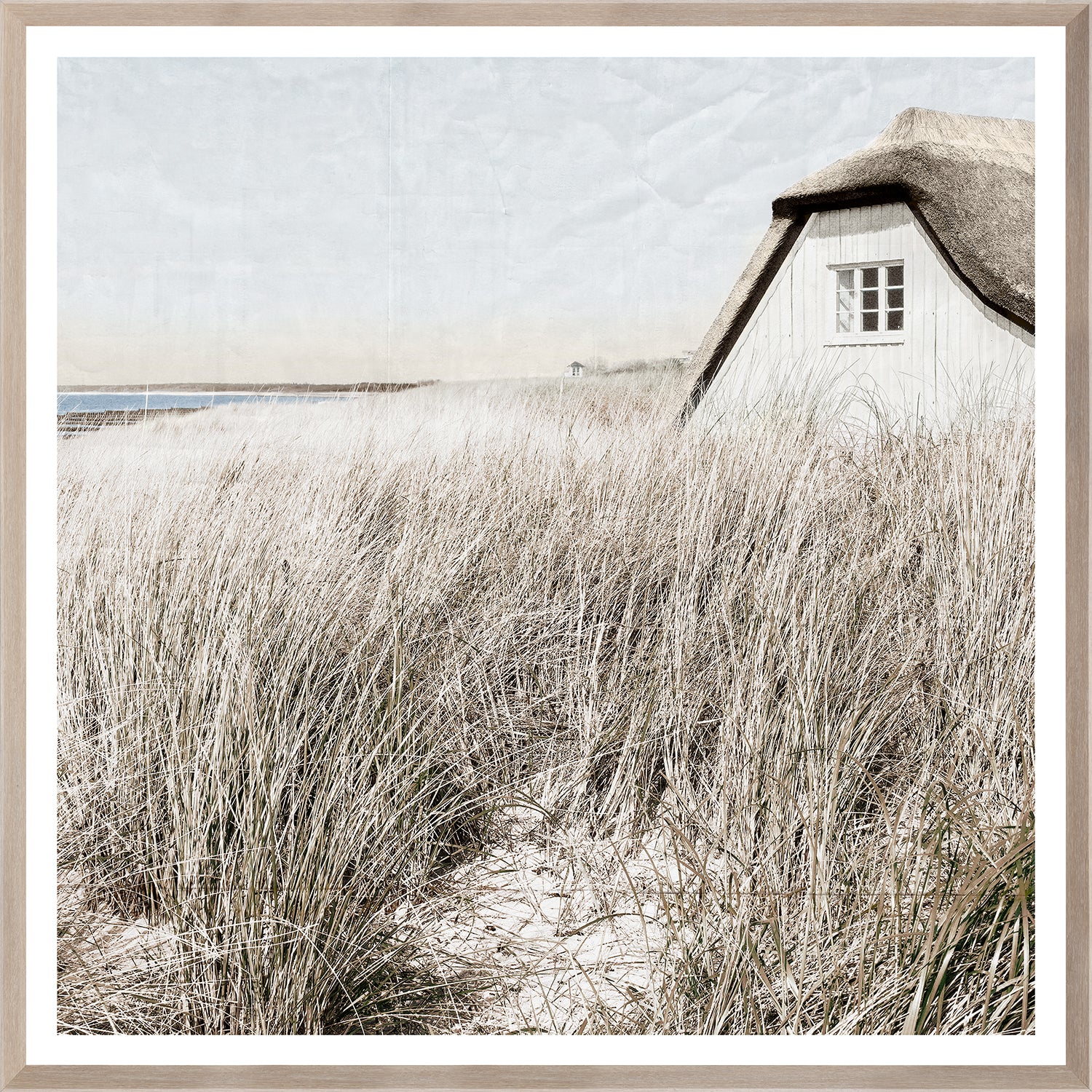 Seaside Cottage framed art print