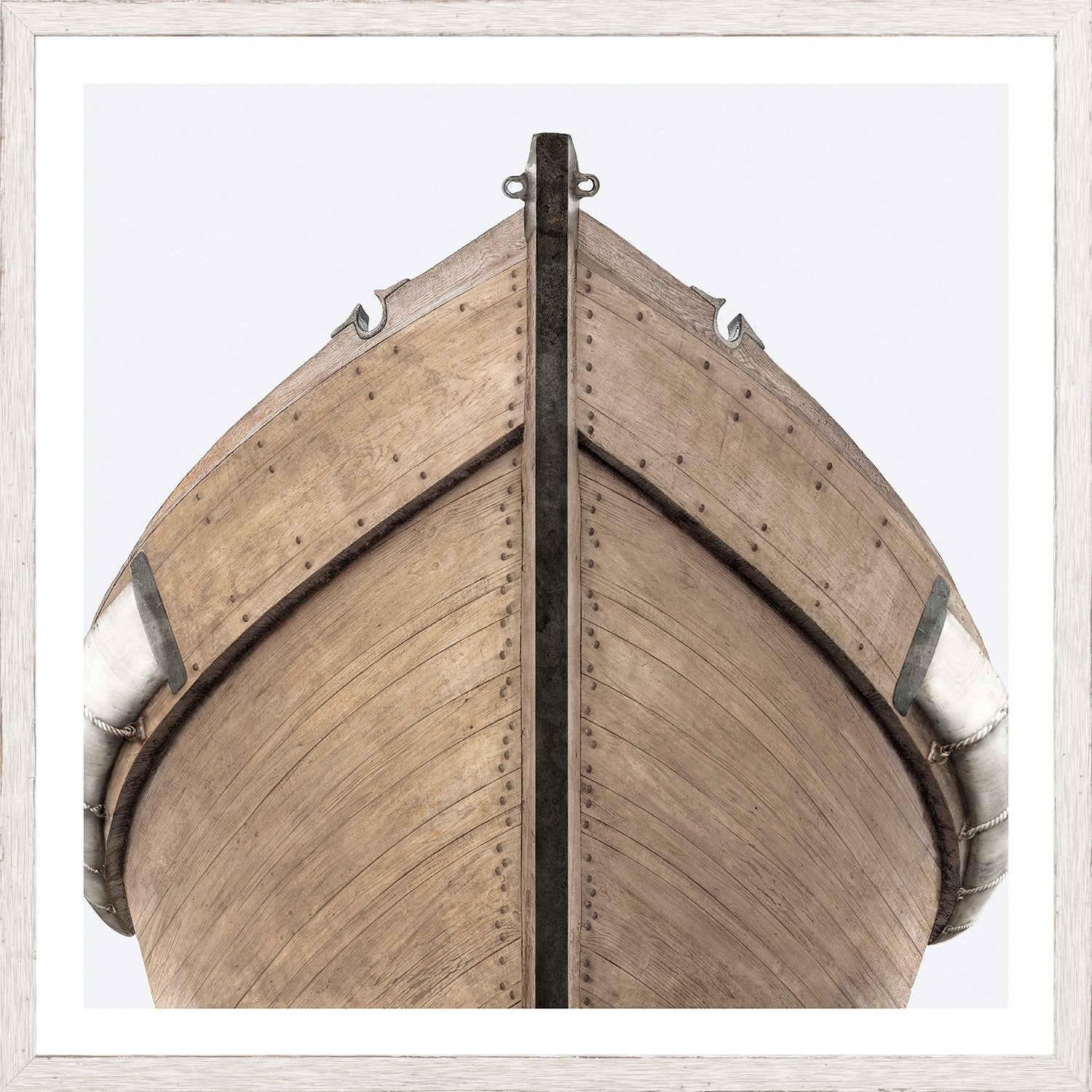 Seaworn Bows V — figurative fine art print in cool tones at Laurie Yapp Home