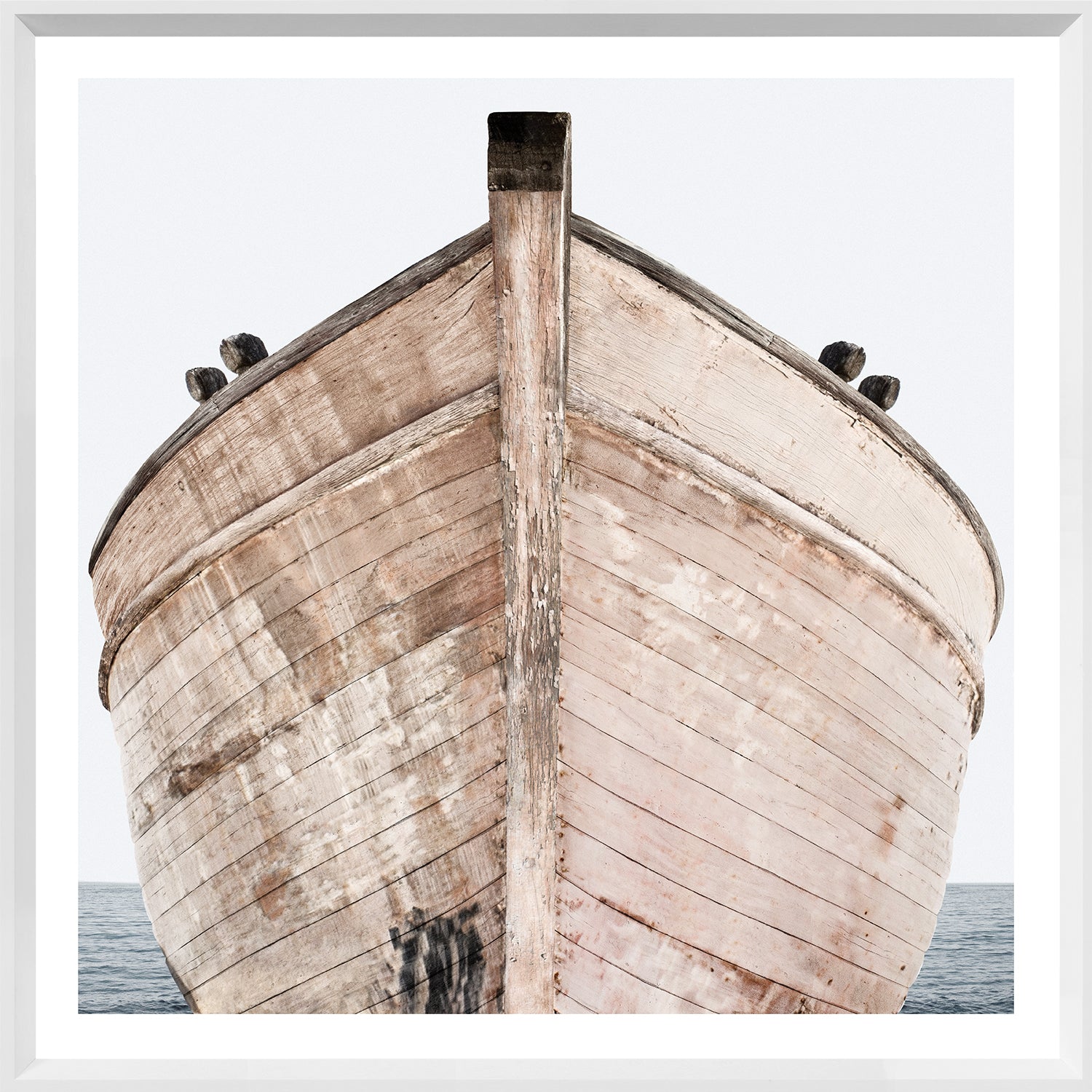 Seaworn Bows VI — figurative fine art print shown from another angle
