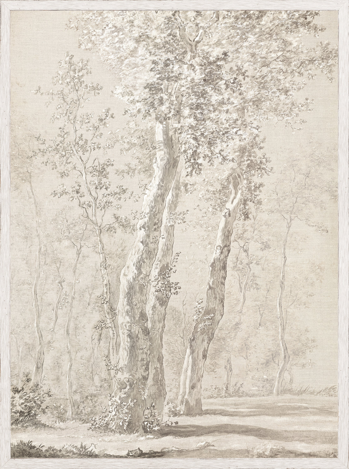 Sunlit Trees C. 1822 — nature and landscape fine art print shown from another angle