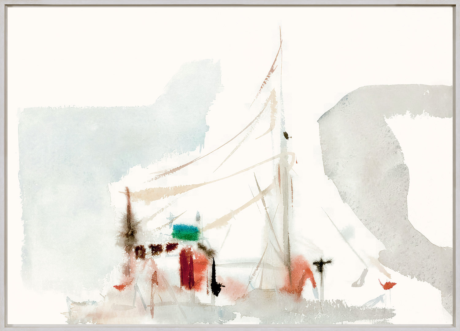 Marina View I wall art