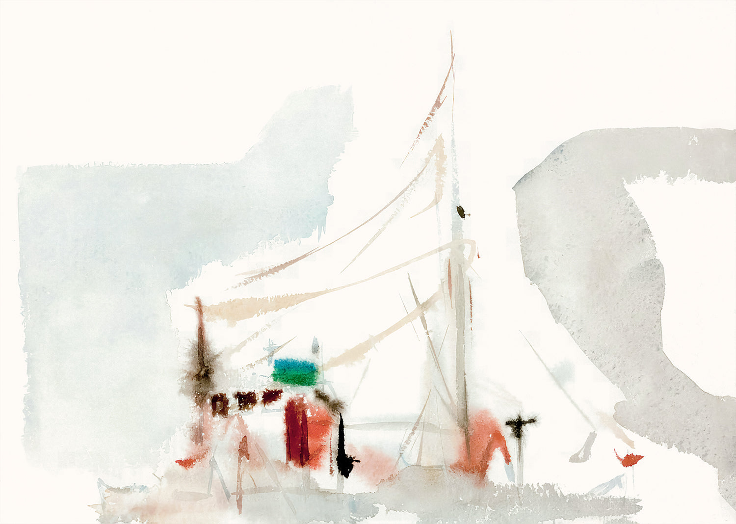 Marina View I wall art