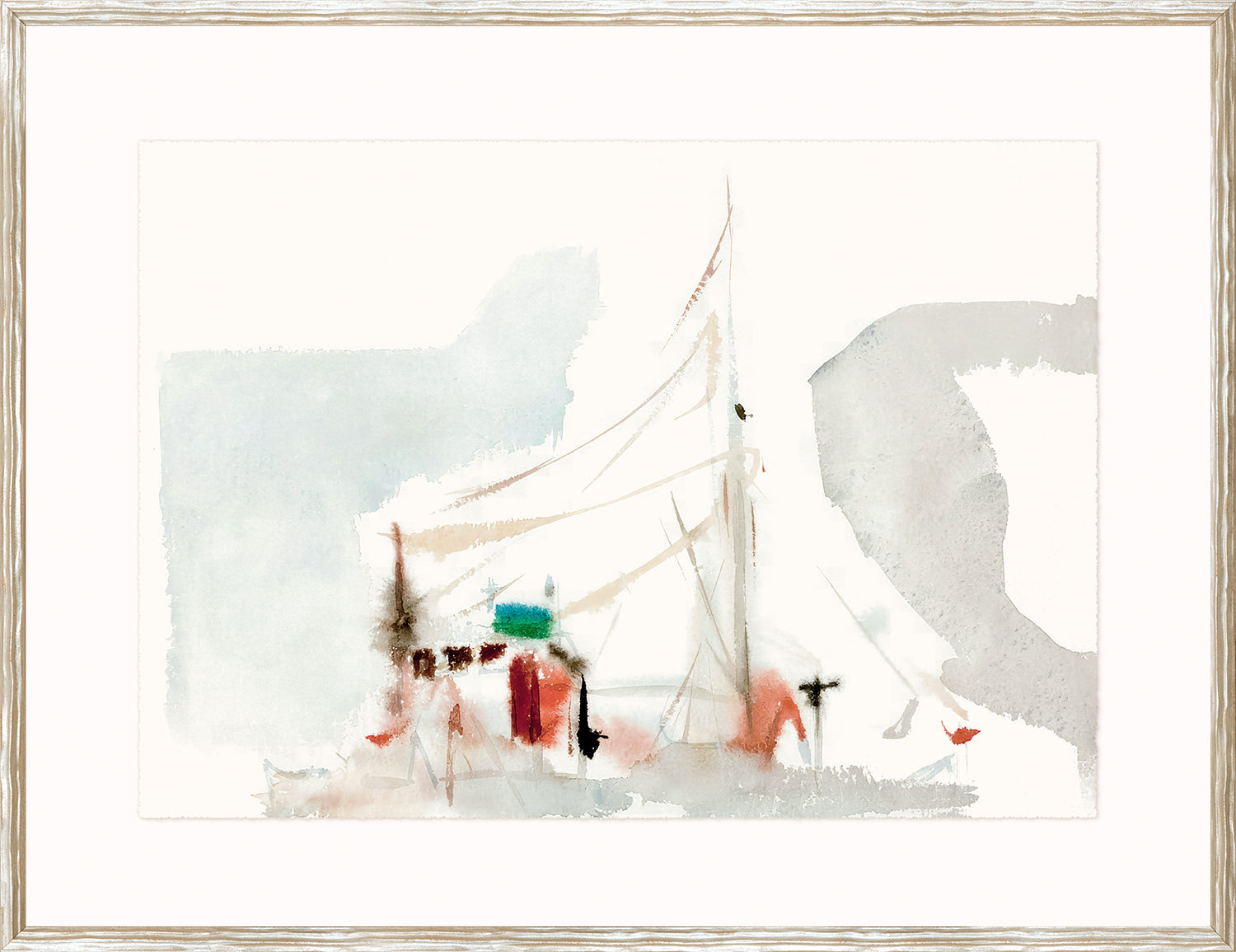 Marina View I wall art