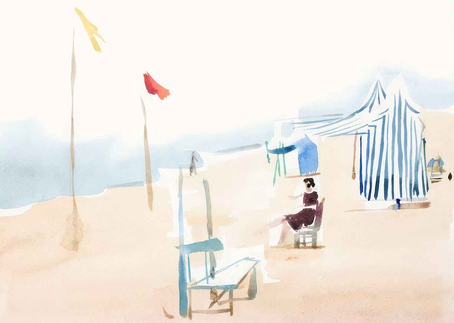 Beach Vacation I wall art