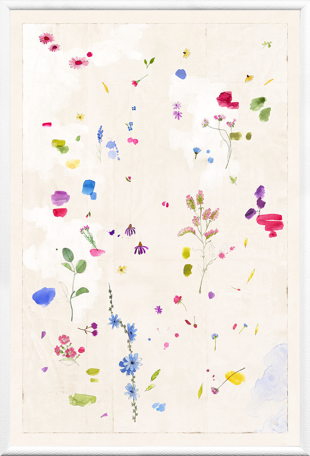 Midsummer Brights I, Small — Celadon Art at Laurie Yapp Home.