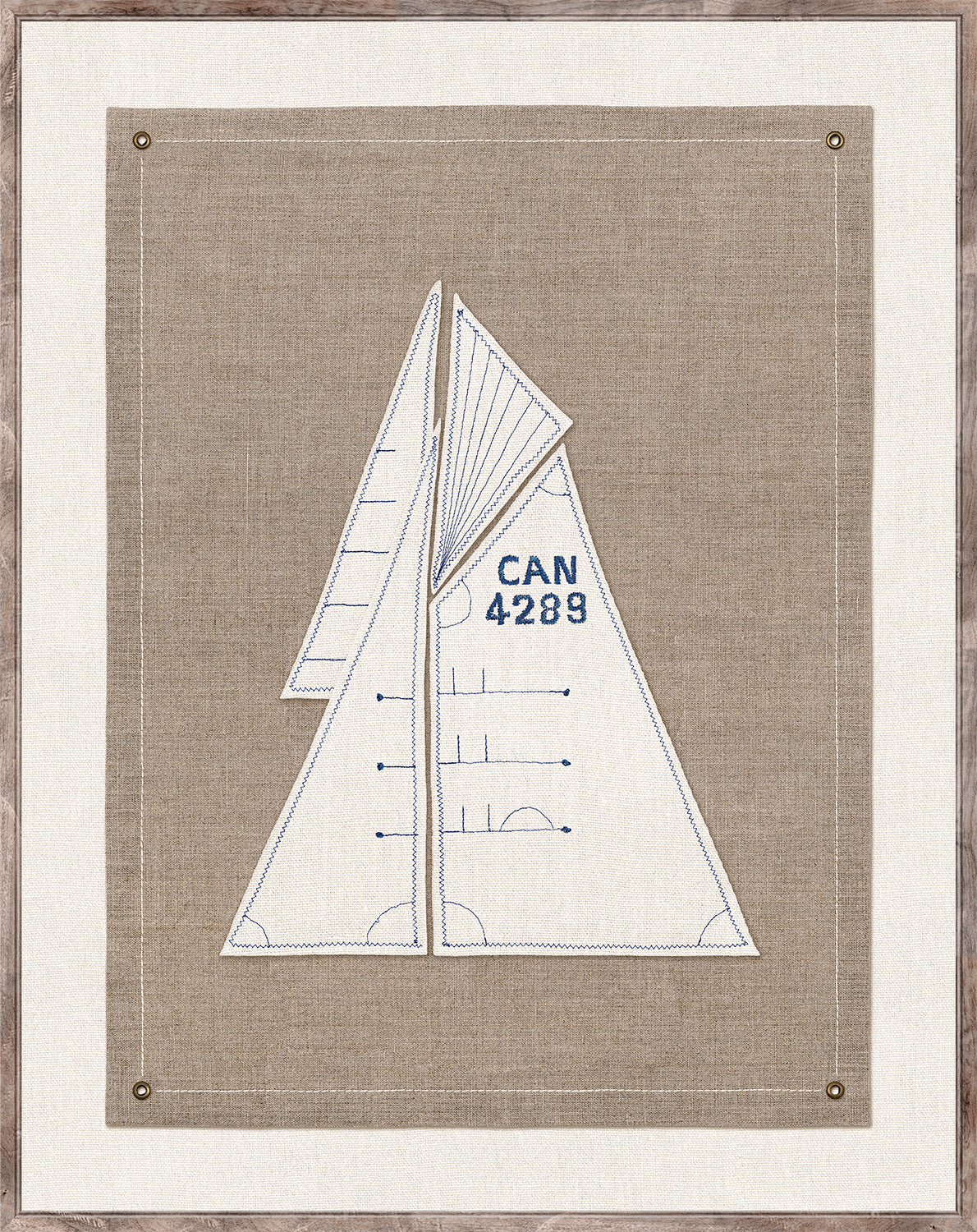 Set Sail I — still life fine art print shown from another angle