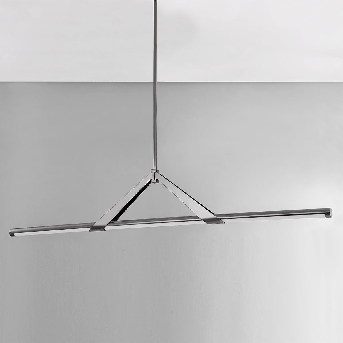 Close-up of the Jonas Linear showing the extended frame and shade array.