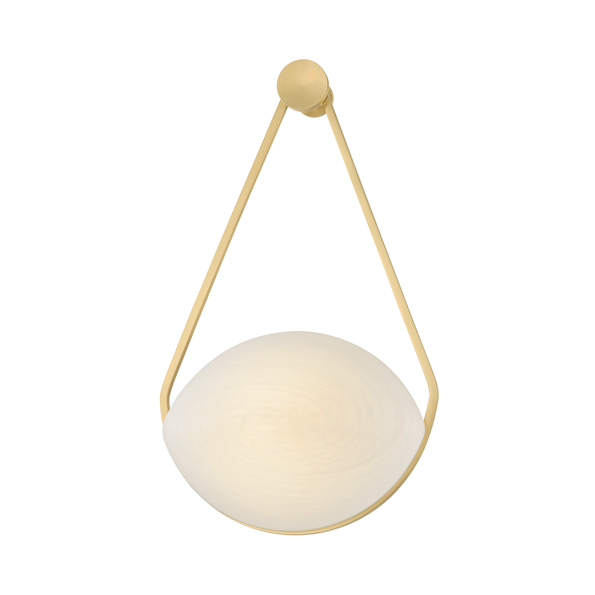 Blaina Wall Sconce in aged brass — a Hudson Valley wall sconce for bathrooms, hallways, and living rooms at Laurie Yapp Home.