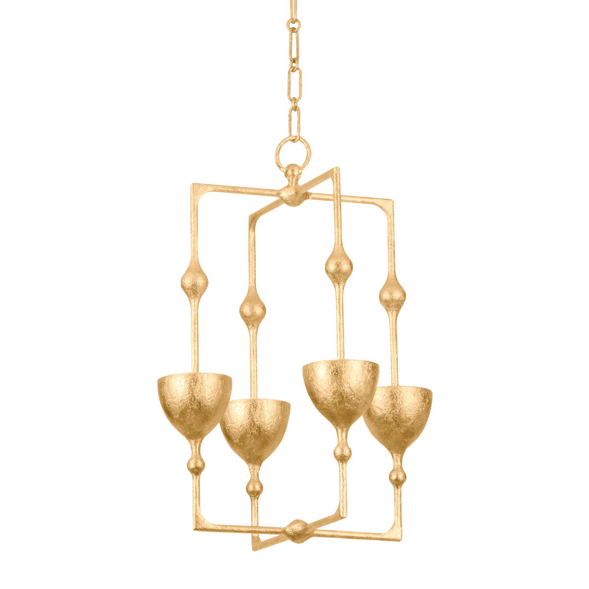 Antalya Lantern 15.75" shown from a second angle to highlight the frame and glass panel detail.