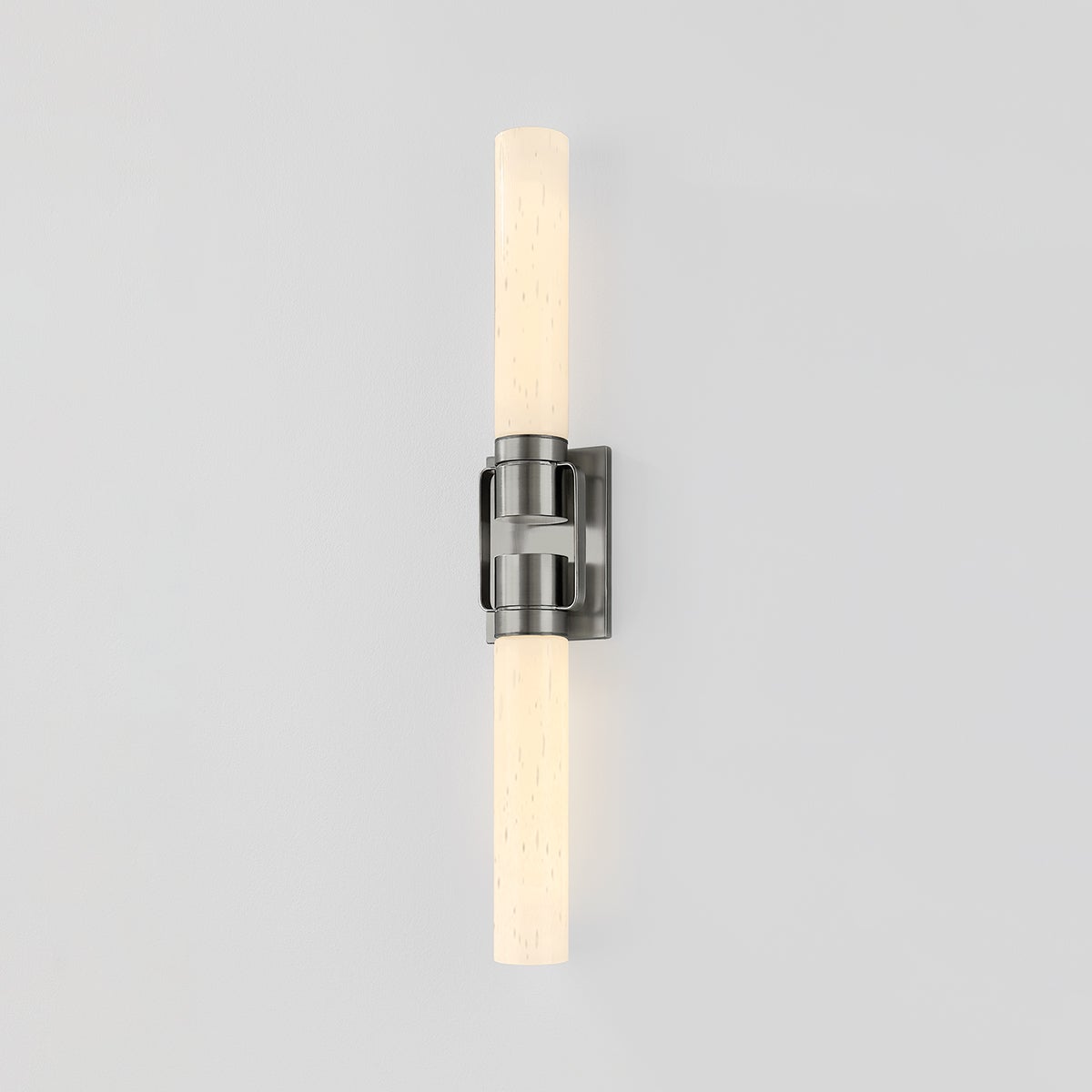 Close-up of the Glen Oaks Wall Sconce showing the arm curve and shade silhouette.
