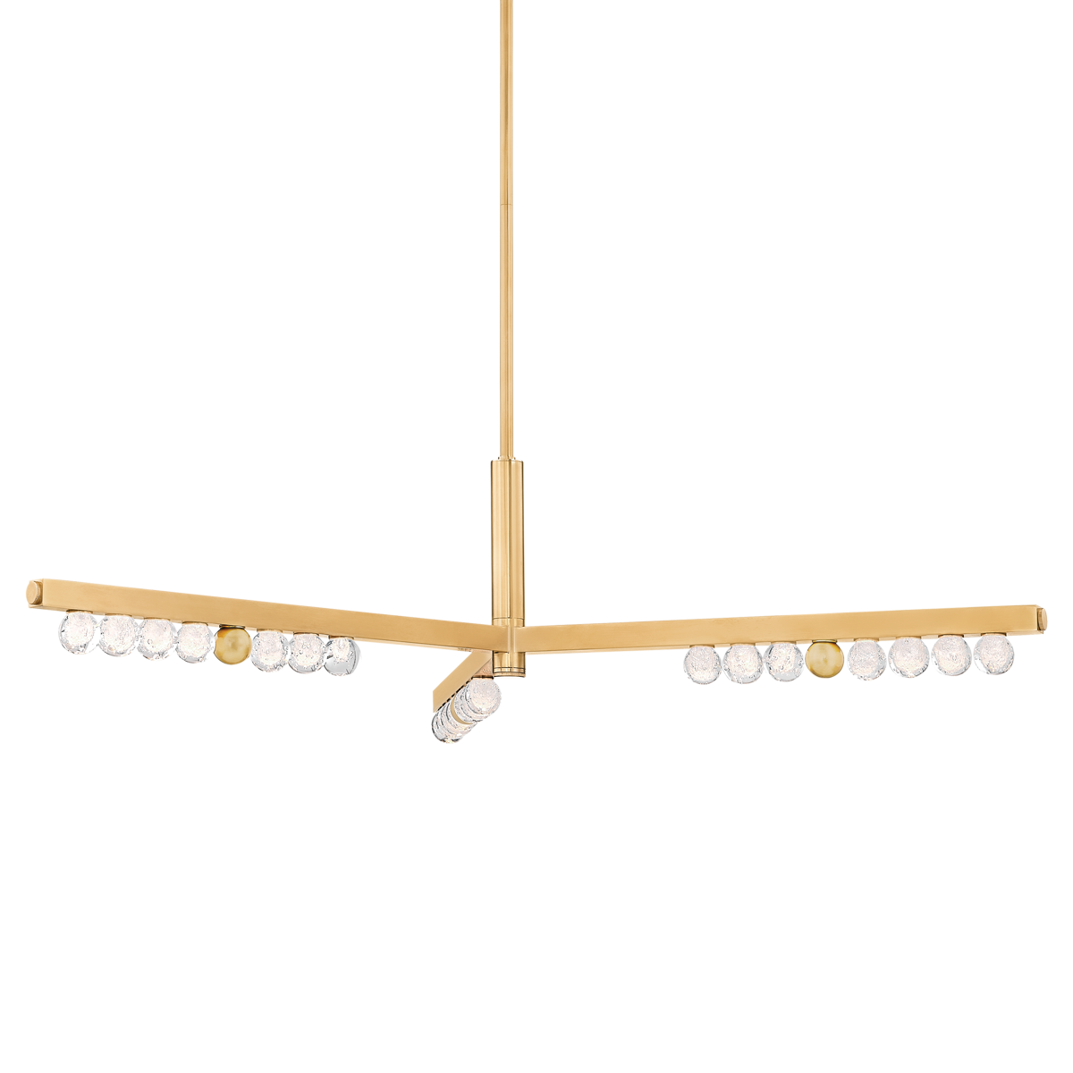 Annecy Chandelier — a Corbett chandelier for dining rooms, entries, and living rooms at Laurie Yapp Home.