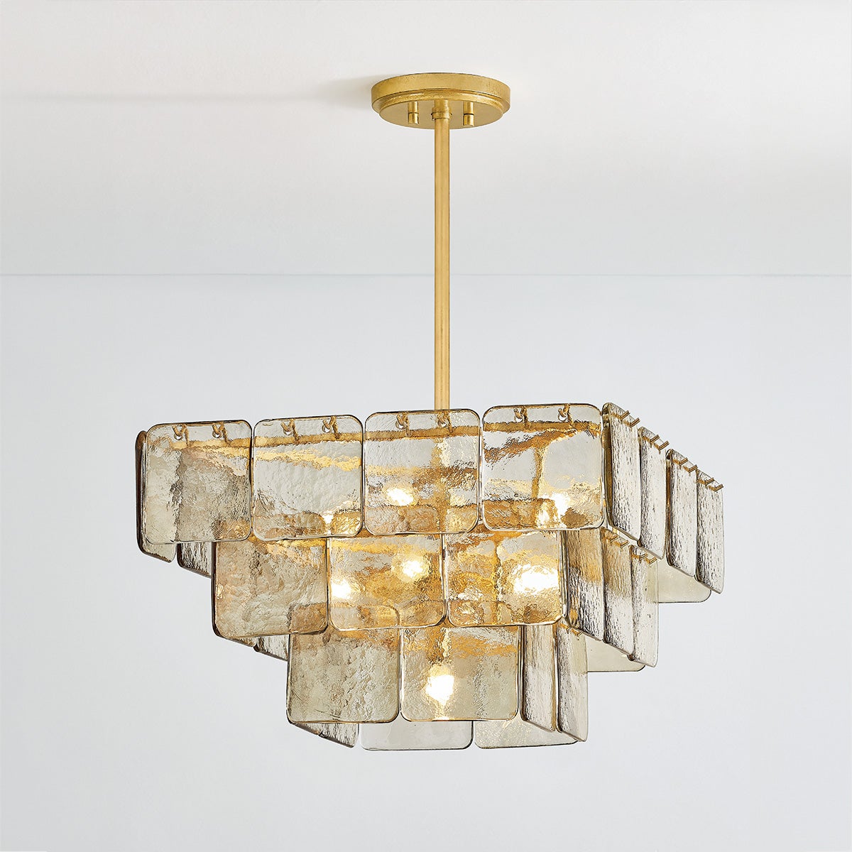 Regal Chandelier 24.5" shown from the front to reveal the frame, arms, and shade detail.