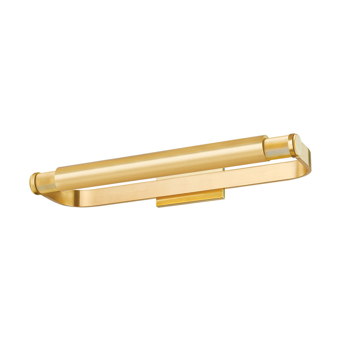 Elm Park Picture Light 24" in aged brass — a Hudson Valley picture light for gallery walls and reading nooks at Laurie Yapp Home.
