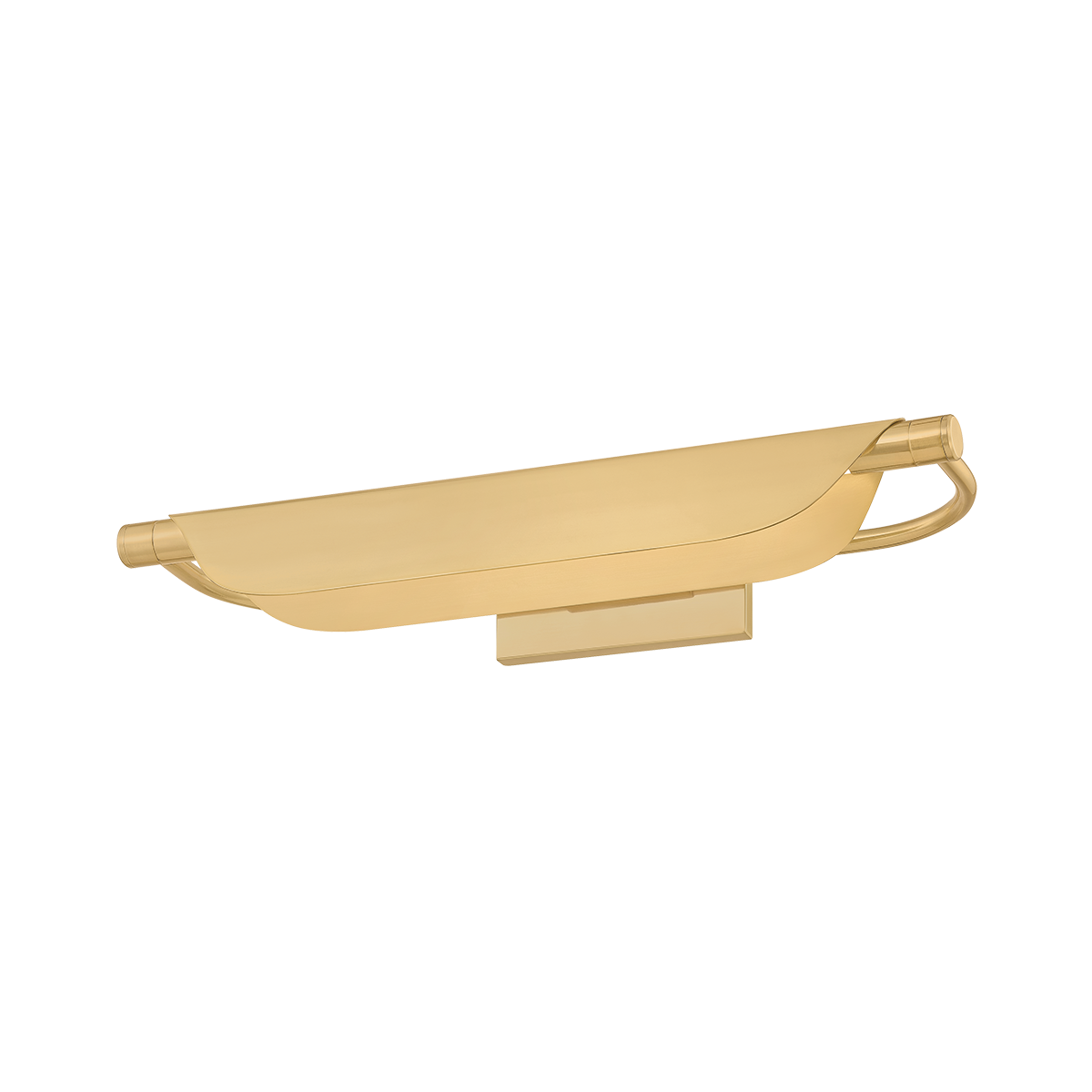 Tinwald Picture Light 19.25" in aged brass — a Hudson Valley picture light for gallery walls and reading nooks at Laurie Yapp Home.