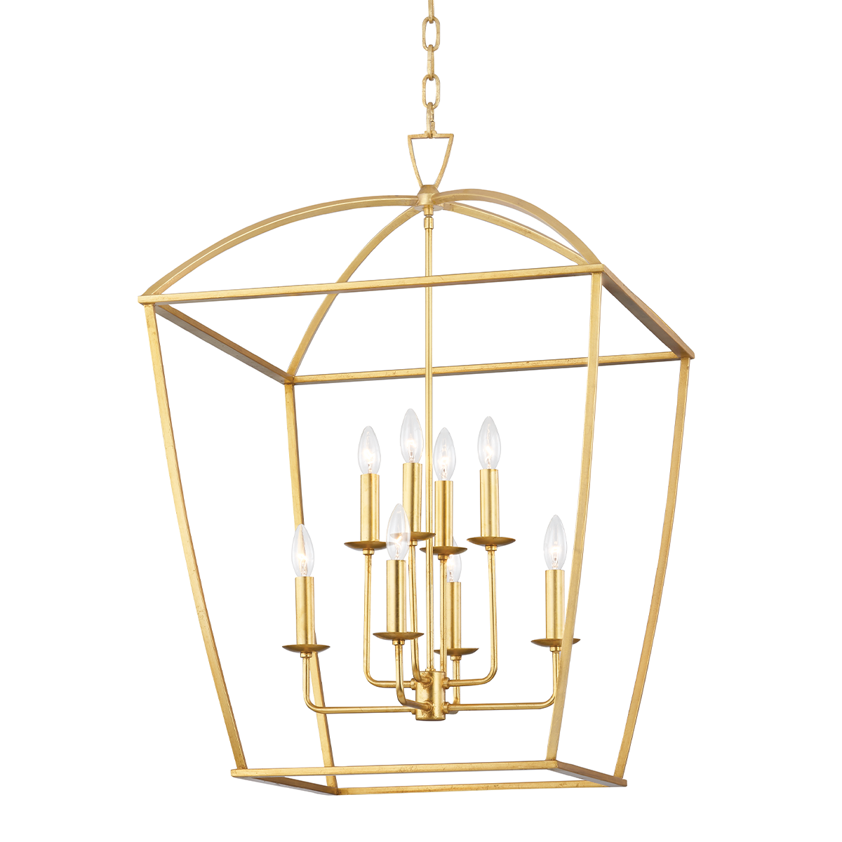 Bryant Lantern 24" shown from a second angle to highlight the frame and glass panel detail.