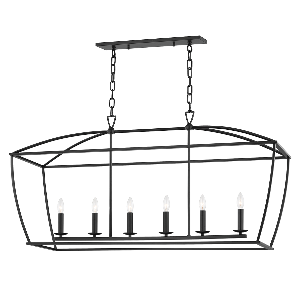 Close-up of the Bryant Linear showing the extended frame and shade array.