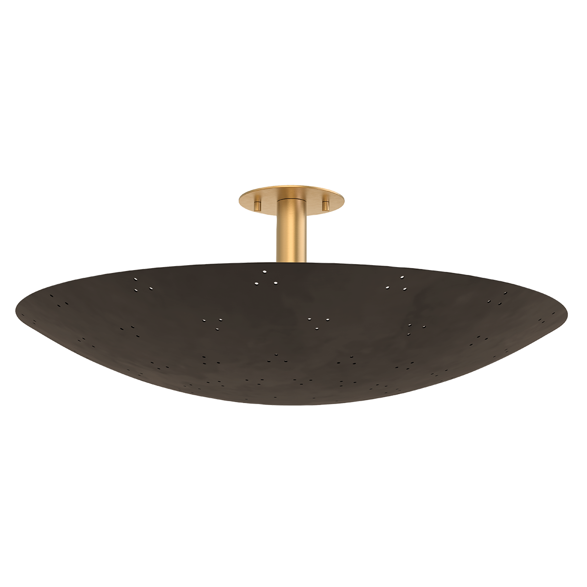 Bern Flush Mount 28" shown from a second angle to highlight the shade profile and mounting canopy.