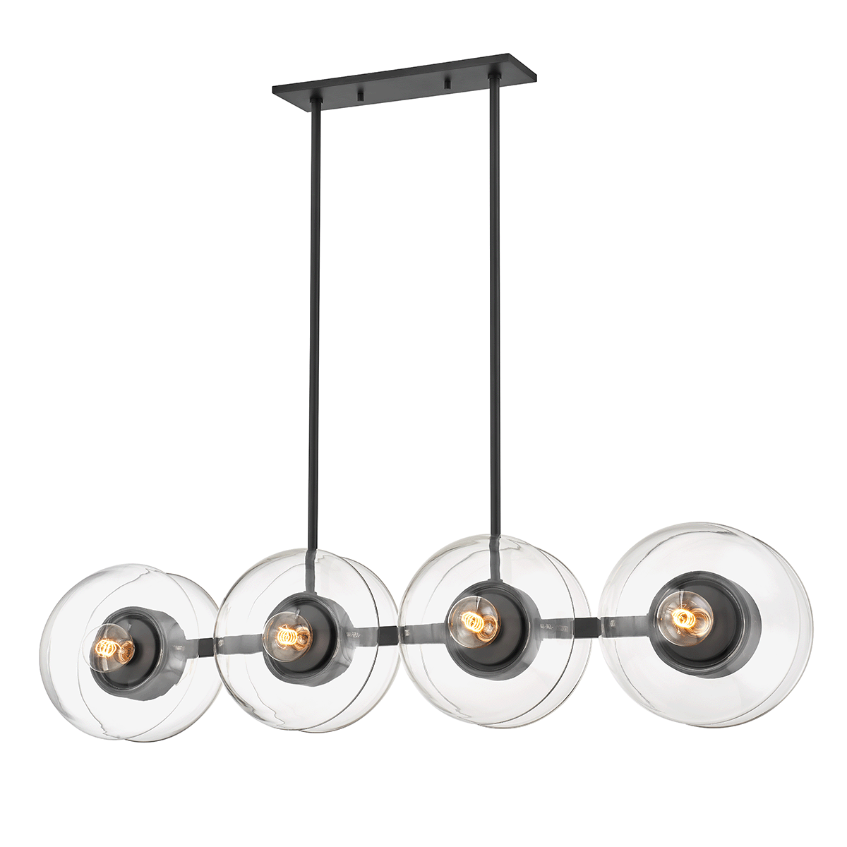 Kert Linear shown from a second angle to highlight the extended frame and shade array.