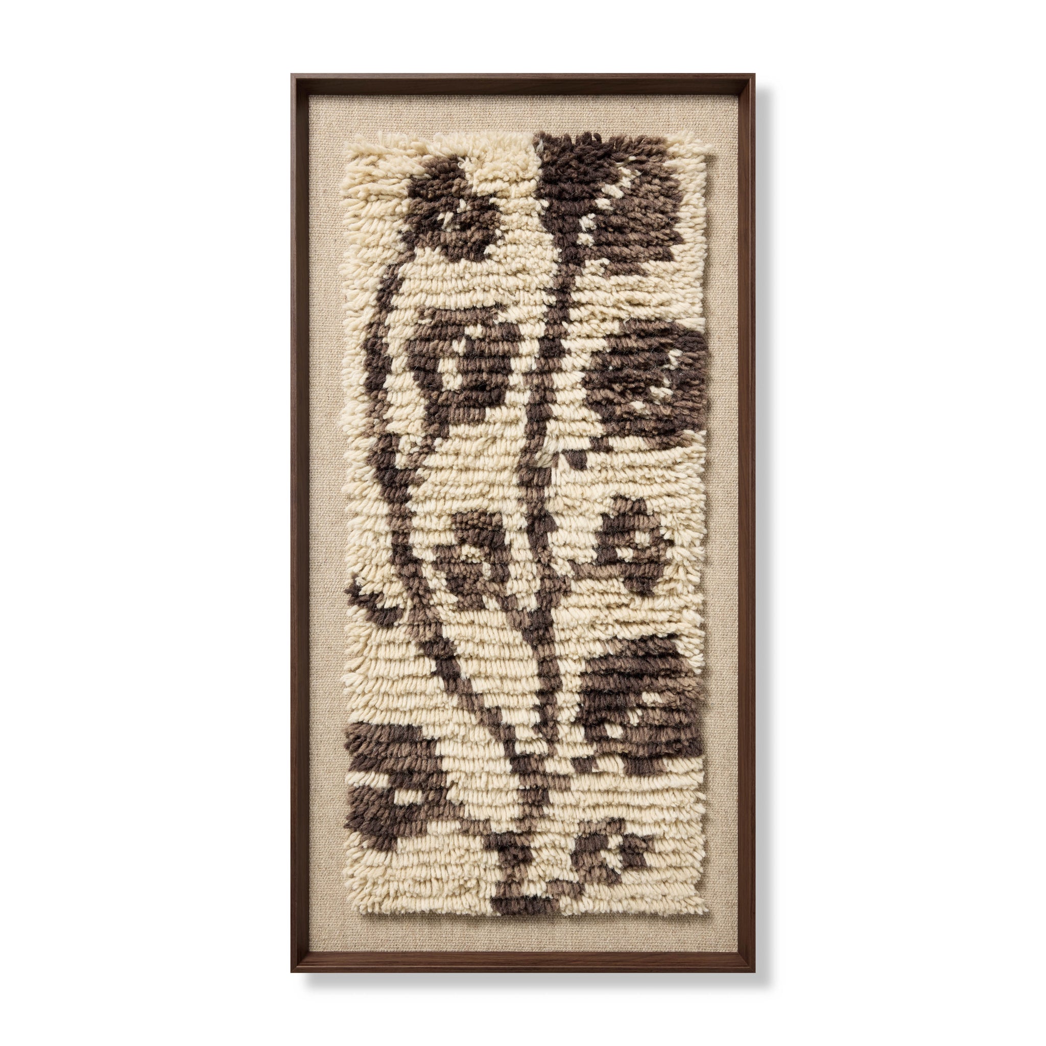 Eucalyptus Embrace Dark Brown Rug Art — a Loloi artwork at Laurie Yapp Home.