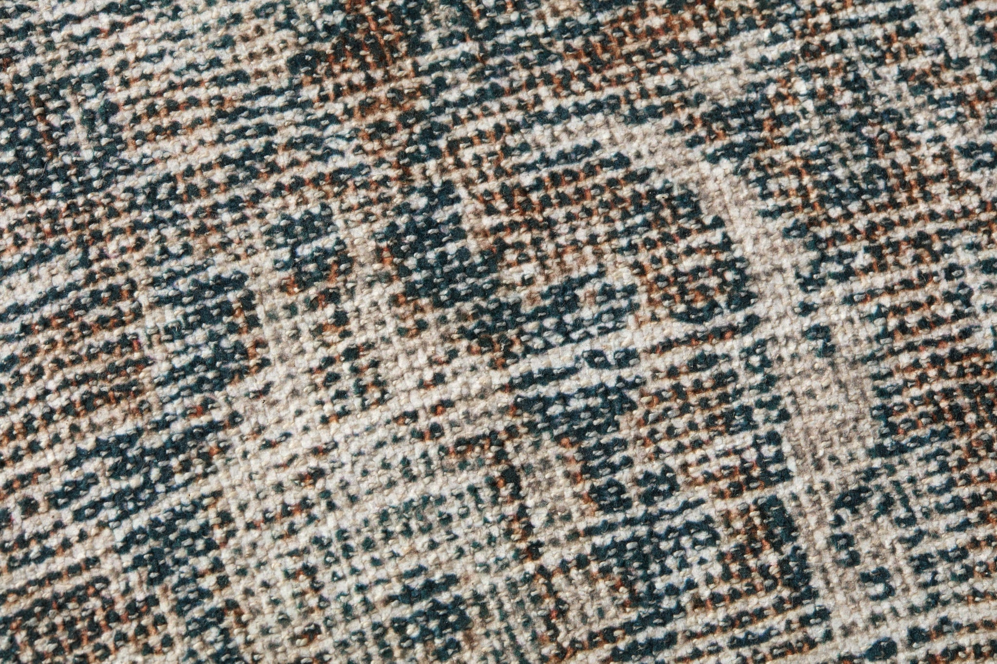 Close-up detail of the Salem Ivory / Brown showing its texture and craftsmanship.